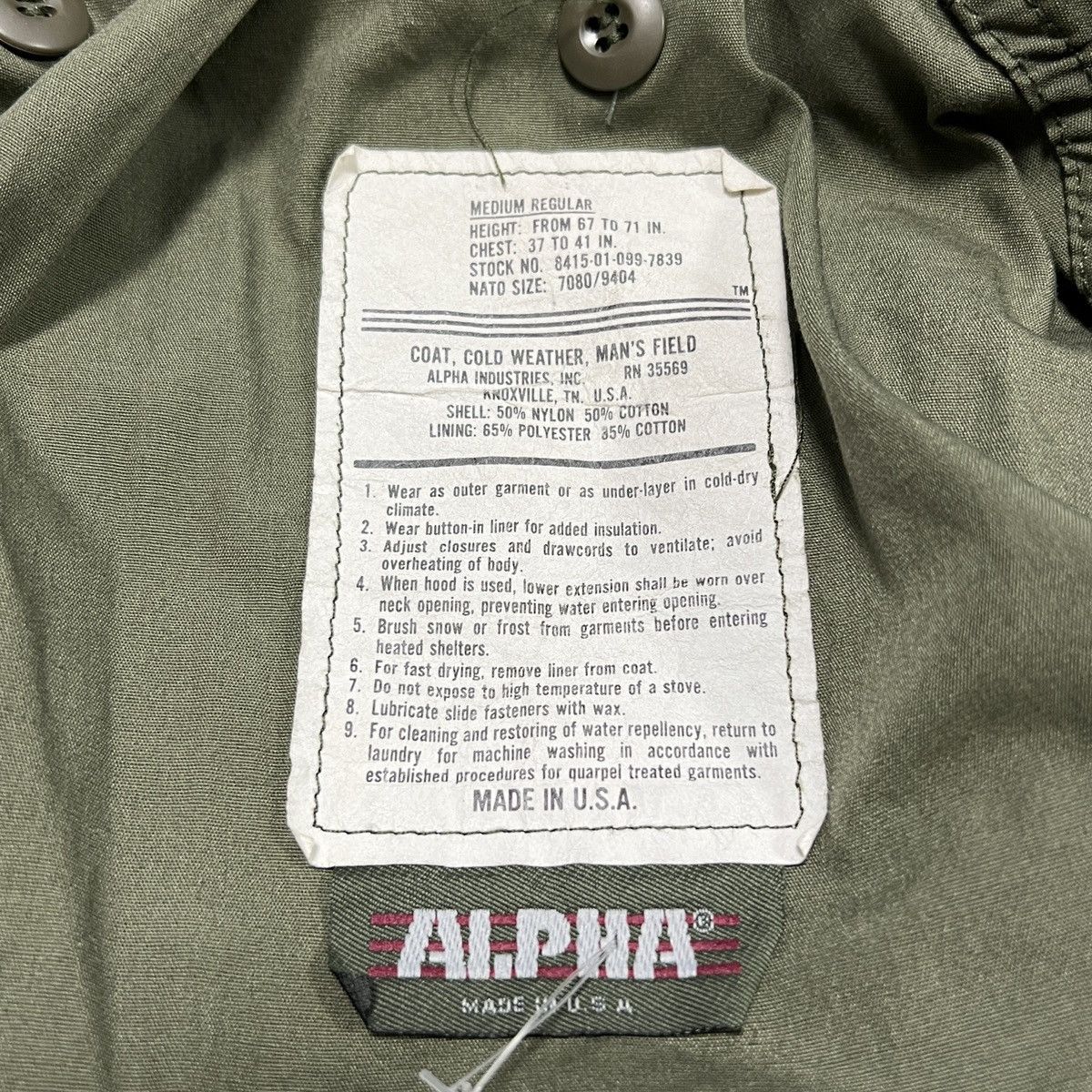 Alpha Industries Vintage Alpha Industries M-65 Field Jacket Woodland Camo 90s Size US M / EU 48-50 / 2 - 6 Thumbnail