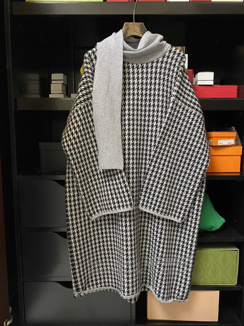 Hermes Hermes Full cashmere knitted dress coat, scarf, and shawl Size XS / US 0-2 / IT 36-38 - 2 Thumbnail