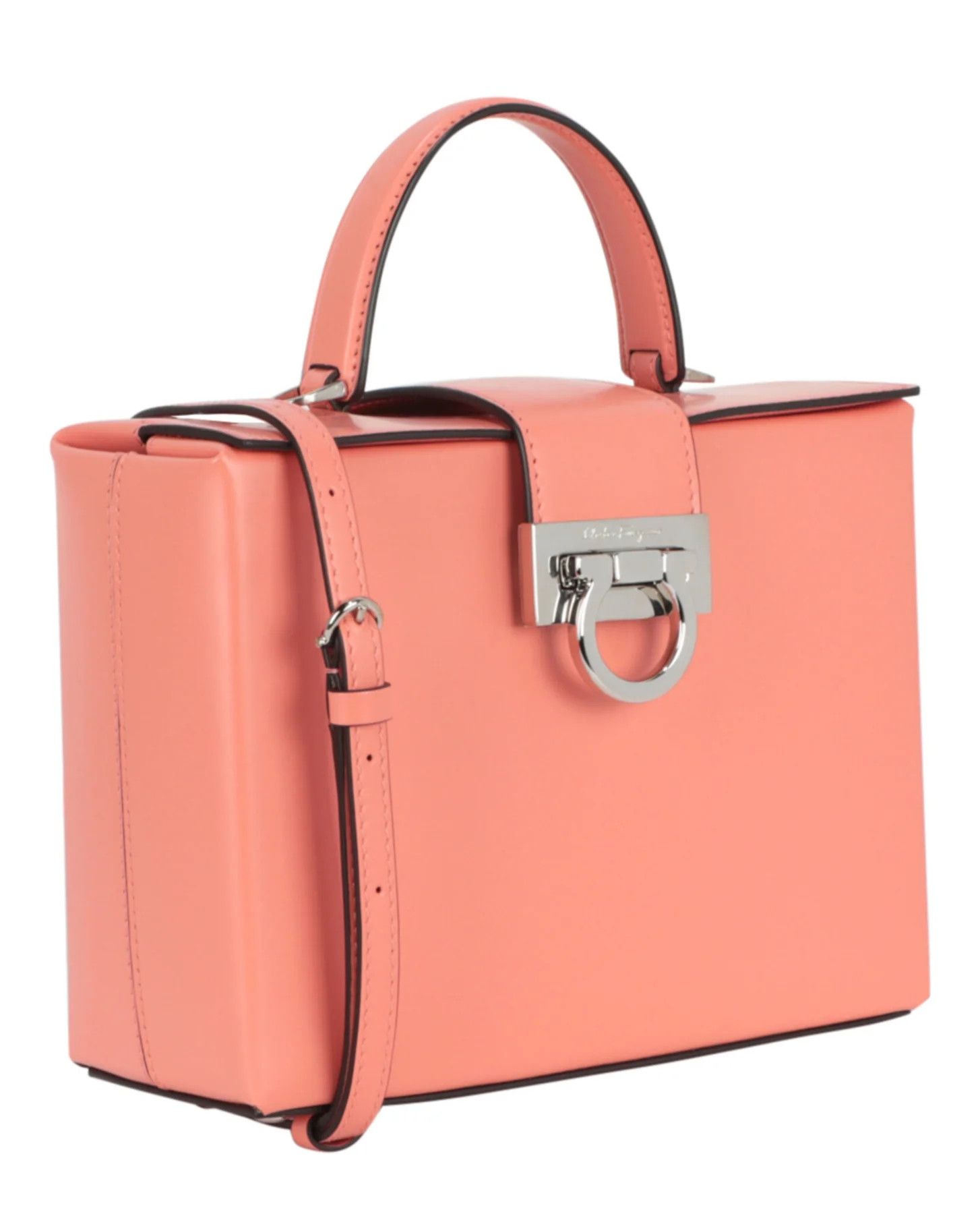 Salvatore Ferragamo o1y0426 Size : OS / Handbag in Salmon Pink Size ONE SIZE - 2 Thumbnail
