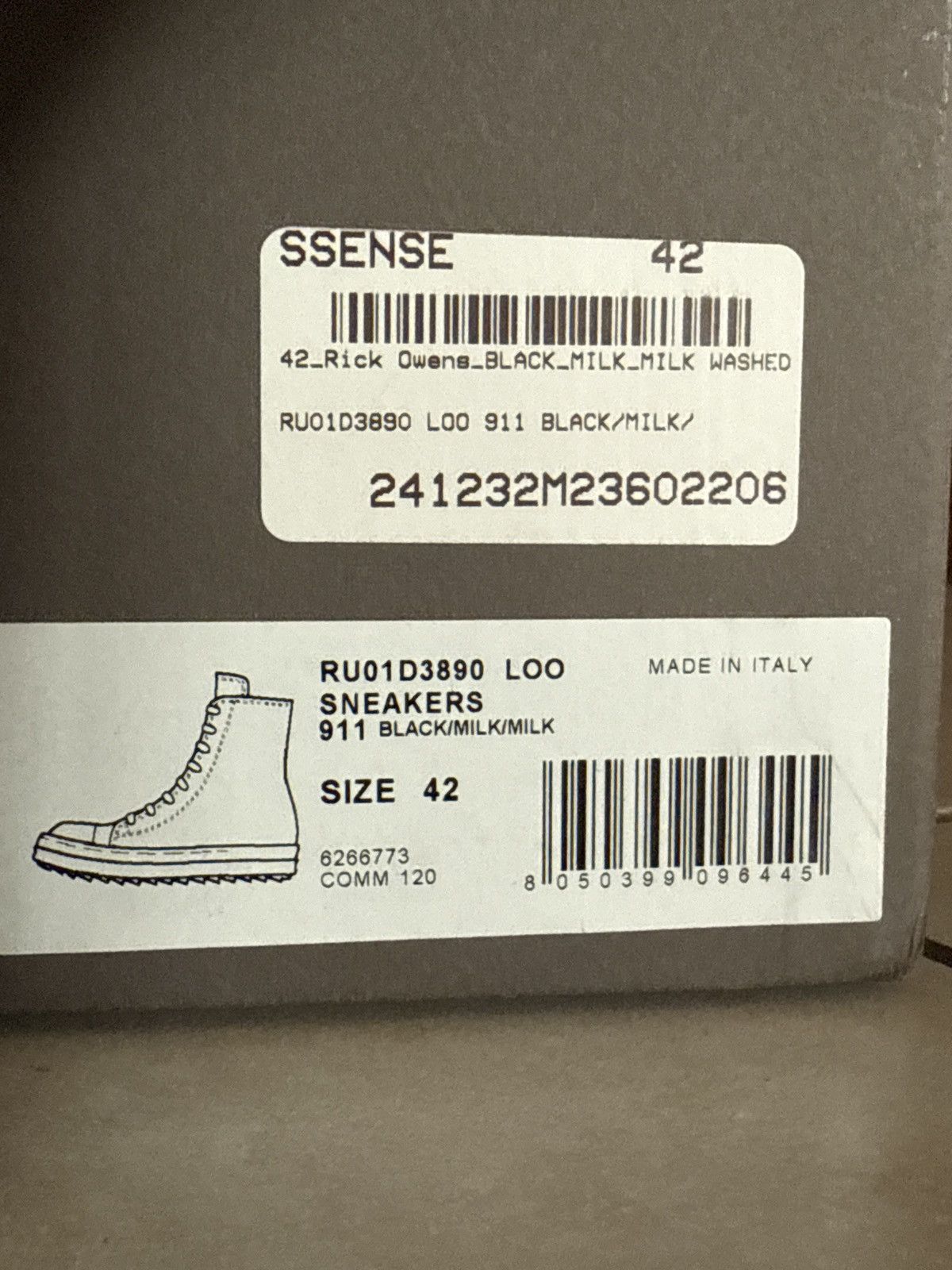 Rick Owens Rick Owens Ramones High Size US 9 / EU 42 - 8 Thumbnail
