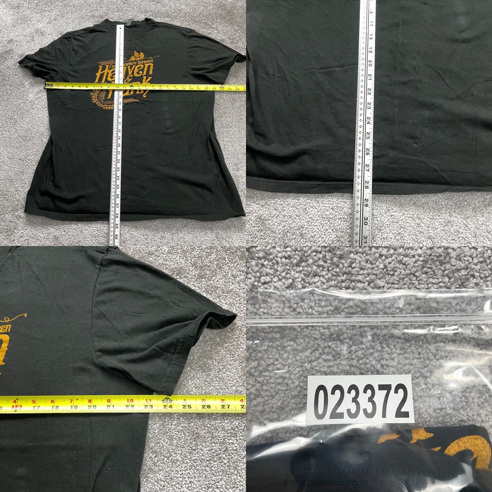 Vintage District Very Important Tee T-Shirt Unisex 2XL Black Graphic Cotton Short Sleeve Crew Neck Shirt Adults Mens Womens Blend Regular Size US XXL / EU 58 / 5 - 8 Thumbnail
