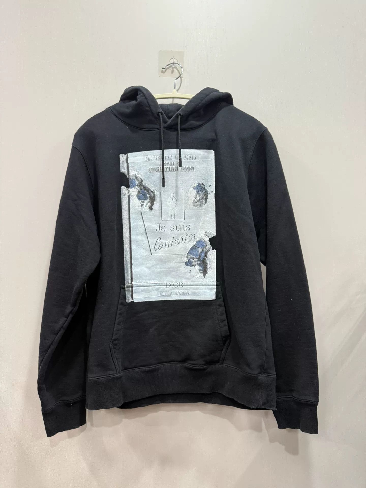 Dior Dior Black Hoodie M Size Size US M / EU 48-50 / 2 - 1 Thumbnail