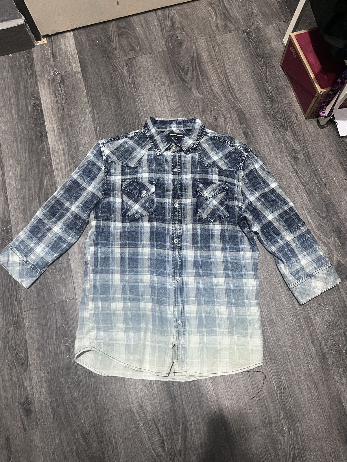semanticdesign Rare Semantic Design Blue Denim Shirt Size L / US 10 / IT 46 - 1 Thumbnail