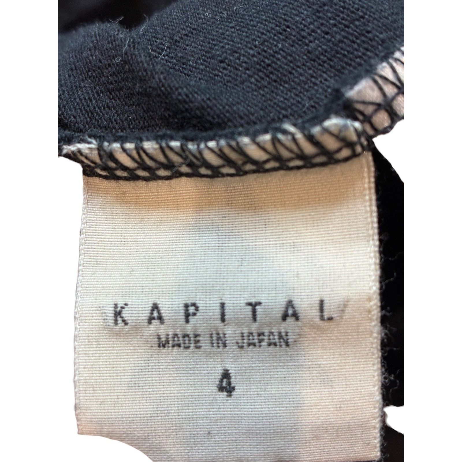 Kapital Kapital Smiley Black Orange Long Sleeve Size US L / EU 52-54 / 3 - 3 Thumbnail