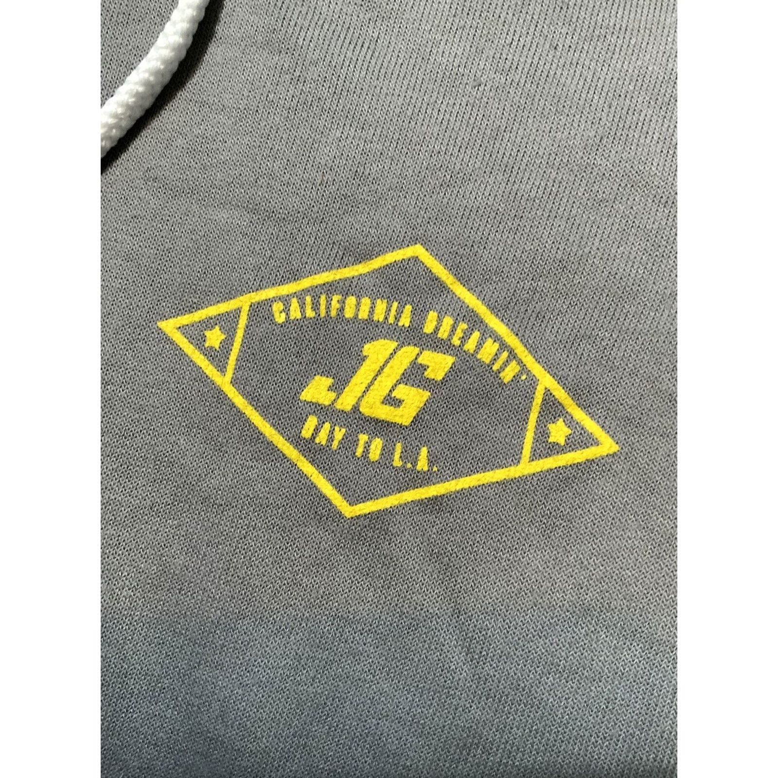 Vintage Jared Goff California Dreamin Good Day To Throw The Ball Los Angeles Hoodie 2XL Men Gray Pullover NFL Football Los Angeles Size US XXL / EU 58 / 5 - 5 Thumbnail