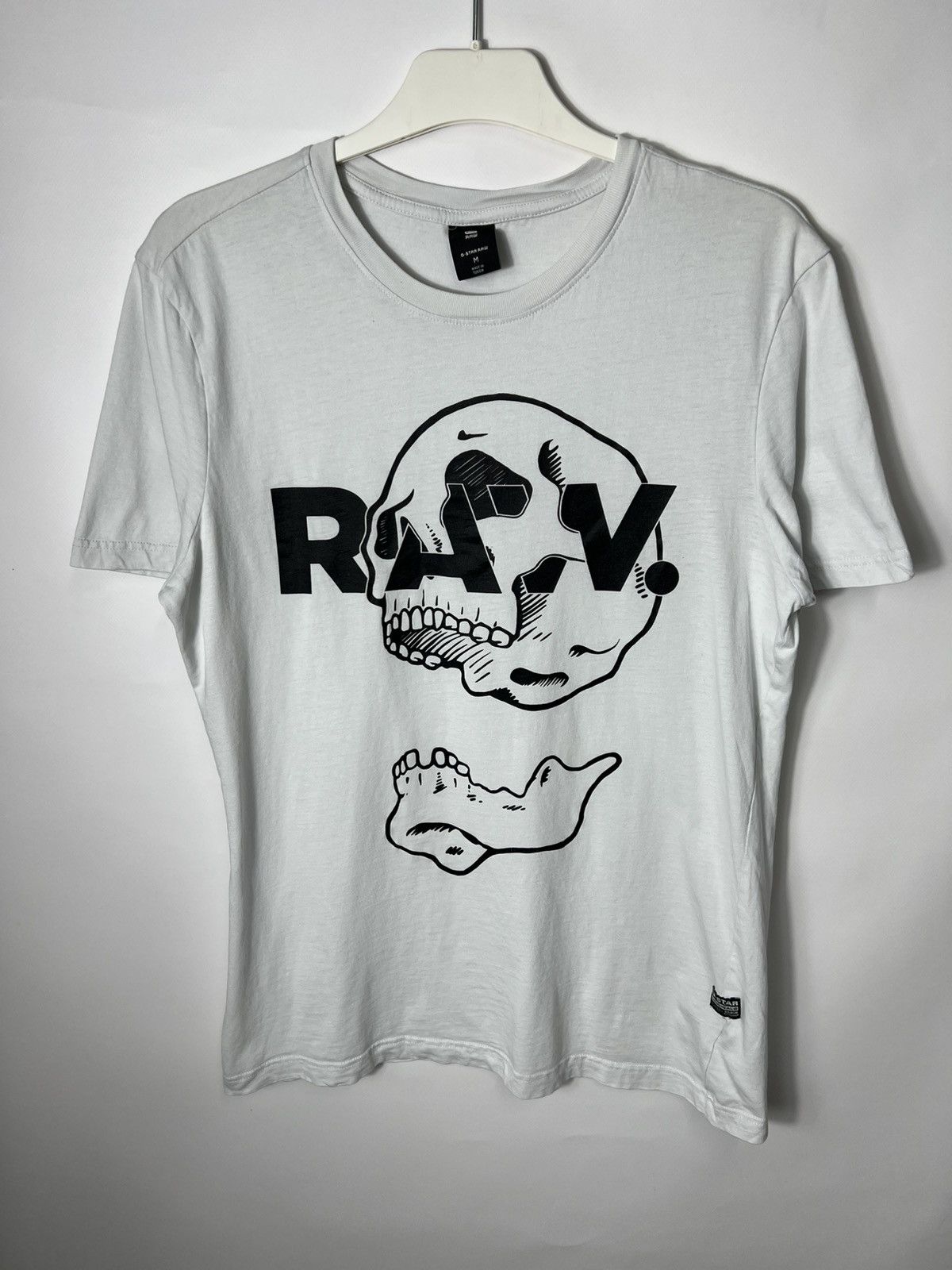 G-Star Vintage streetwear y2k G-Star Raw Big Logo Scull T-shirt Size US M / EU 48-50 / 2 - 1 Thumbnail