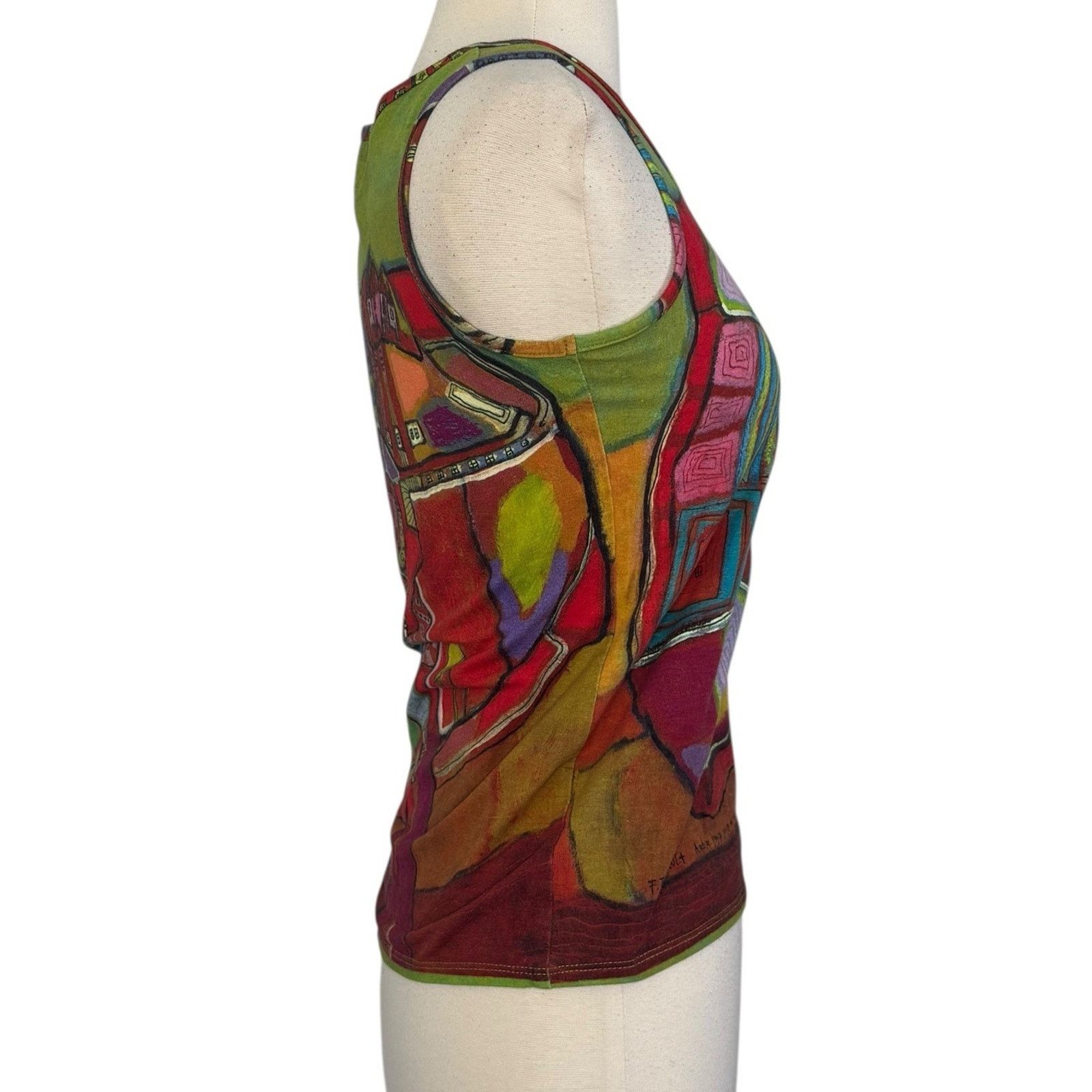Other AVENTURES DES TOILES Francis Berthault French Abstract Tank Size S / US 4 / IT 40 - 4 Thumbnail