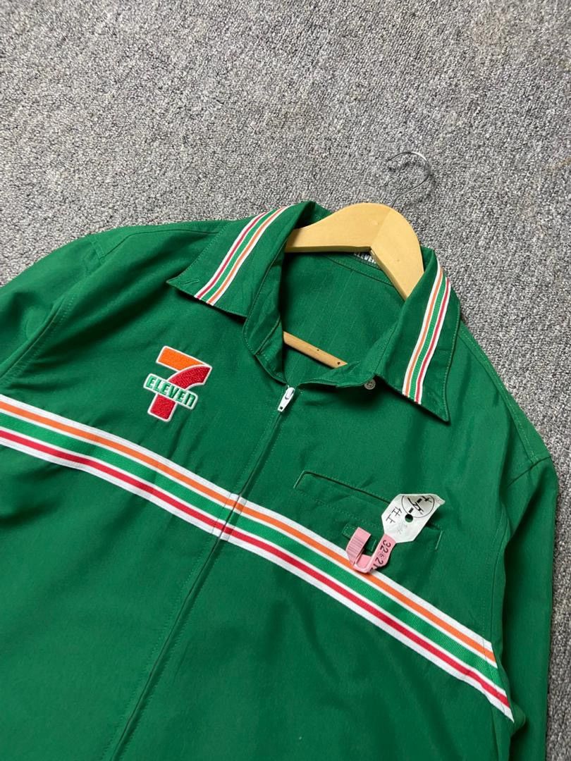 Japanese Brand 7 Eleven Japanese Brand Zip Up Uniform Jacket (181) Size US L / EU 52-54 / 3 - 2 Thumbnail