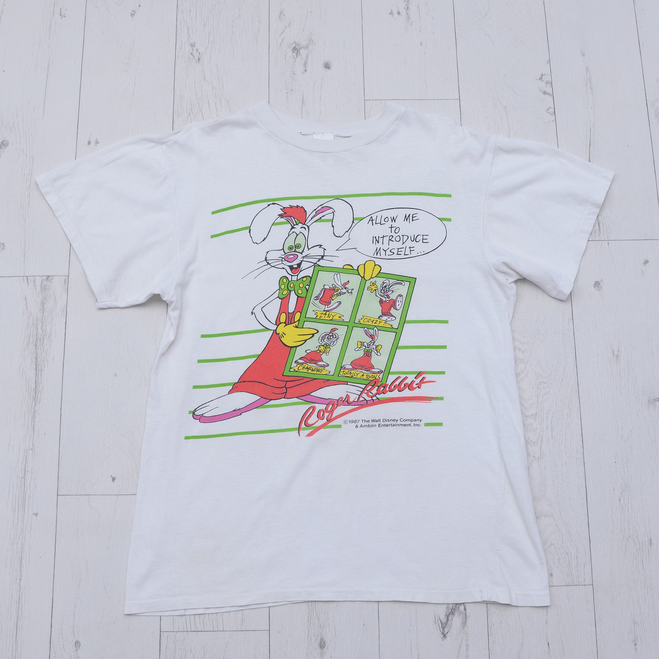Cartoon Network × Disney × Vintage Vintage Rabbit Roger Disney Merch 1987 year Archive Comics Size US M / EU 48-50 / 2 - 1 Thumbnail