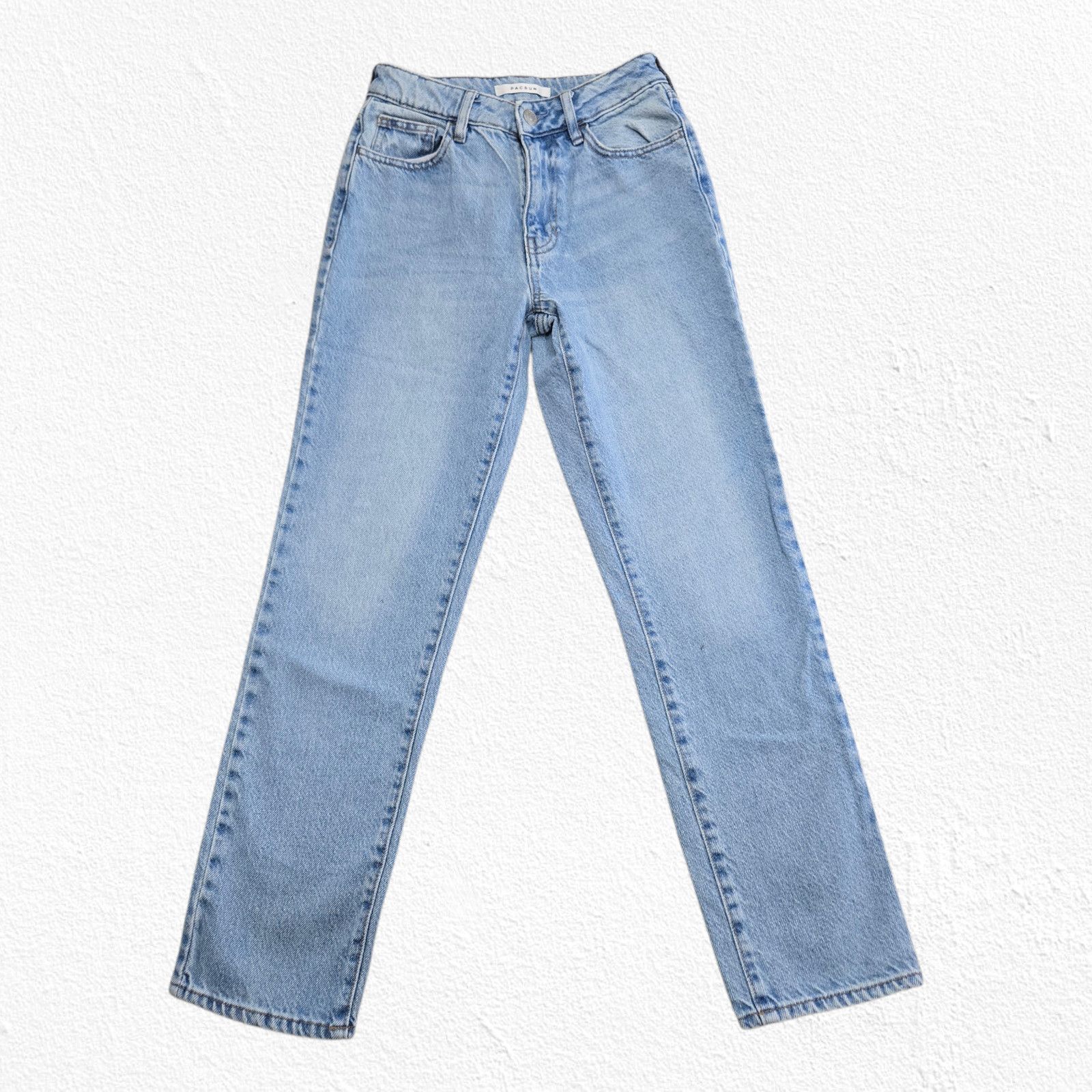 Pacsun PacSun Light Wash Mom Jeans Size 23 Straight Leg Size 23" - 3 Thumbnail