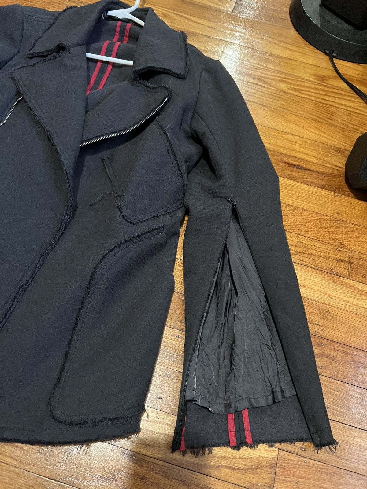 Nude: Masahiko Maruyama Wool/Cotton Perfecto Rider Jacket Size US M / EU 48-50 / 2 - 6 Thumbnail