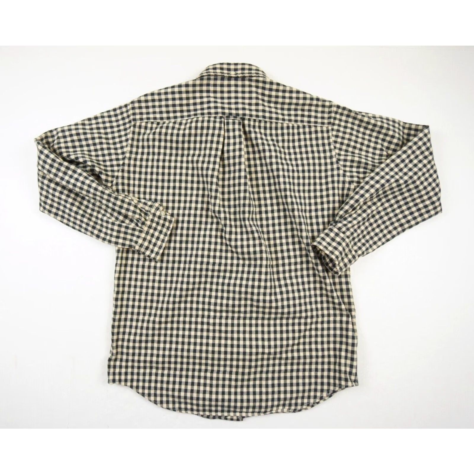 Ralph Lauren Ralph Lauren Mens Medium Button Down Shirt Beige Check Cotton Button-Up Mens Size US M / EU 48-50 / 2 - 4 Thumbnail