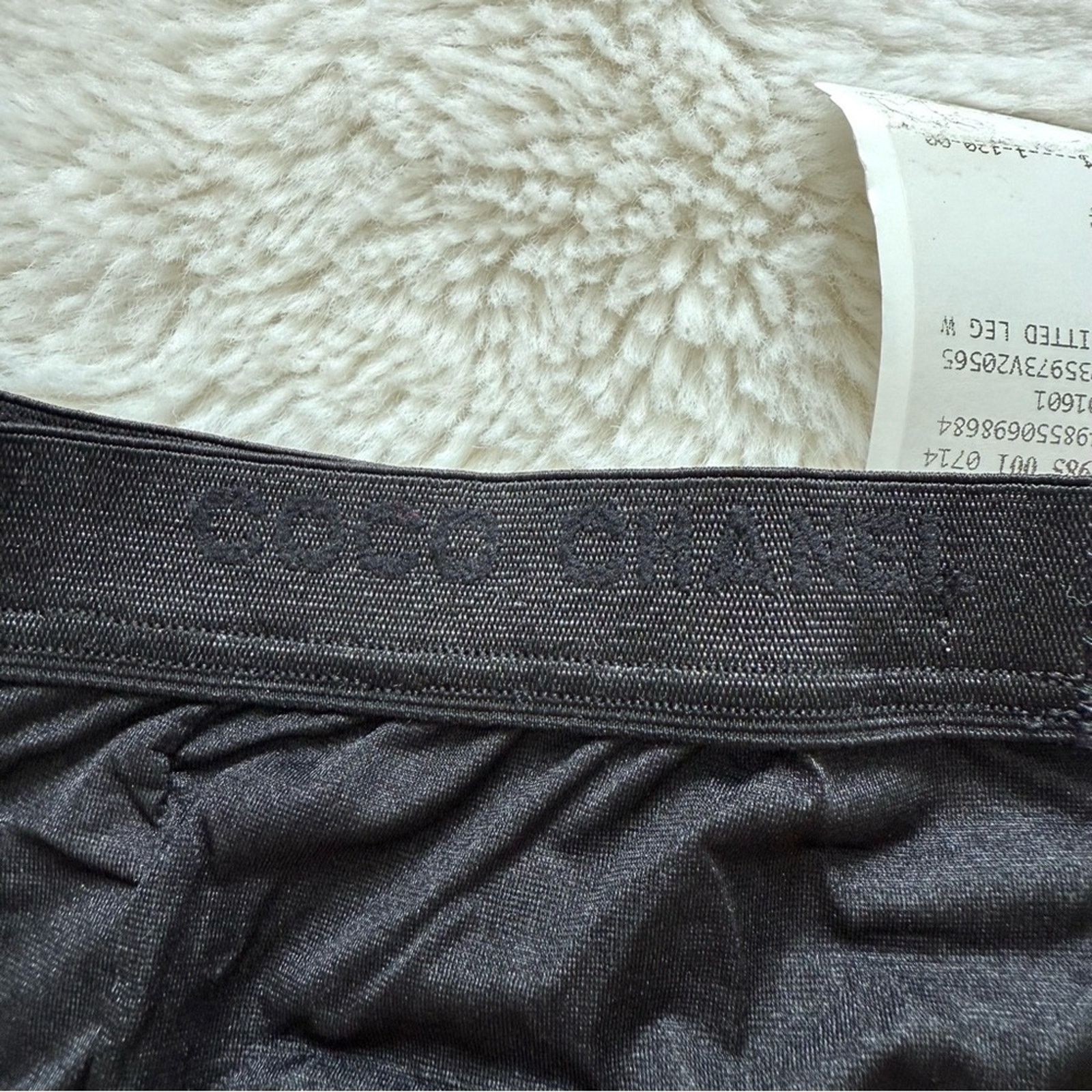 Chanel NEW!!! CHANEL metallic CC women tights size L Retail 1250$ Size ONE SIZE - 2 Thumbnail