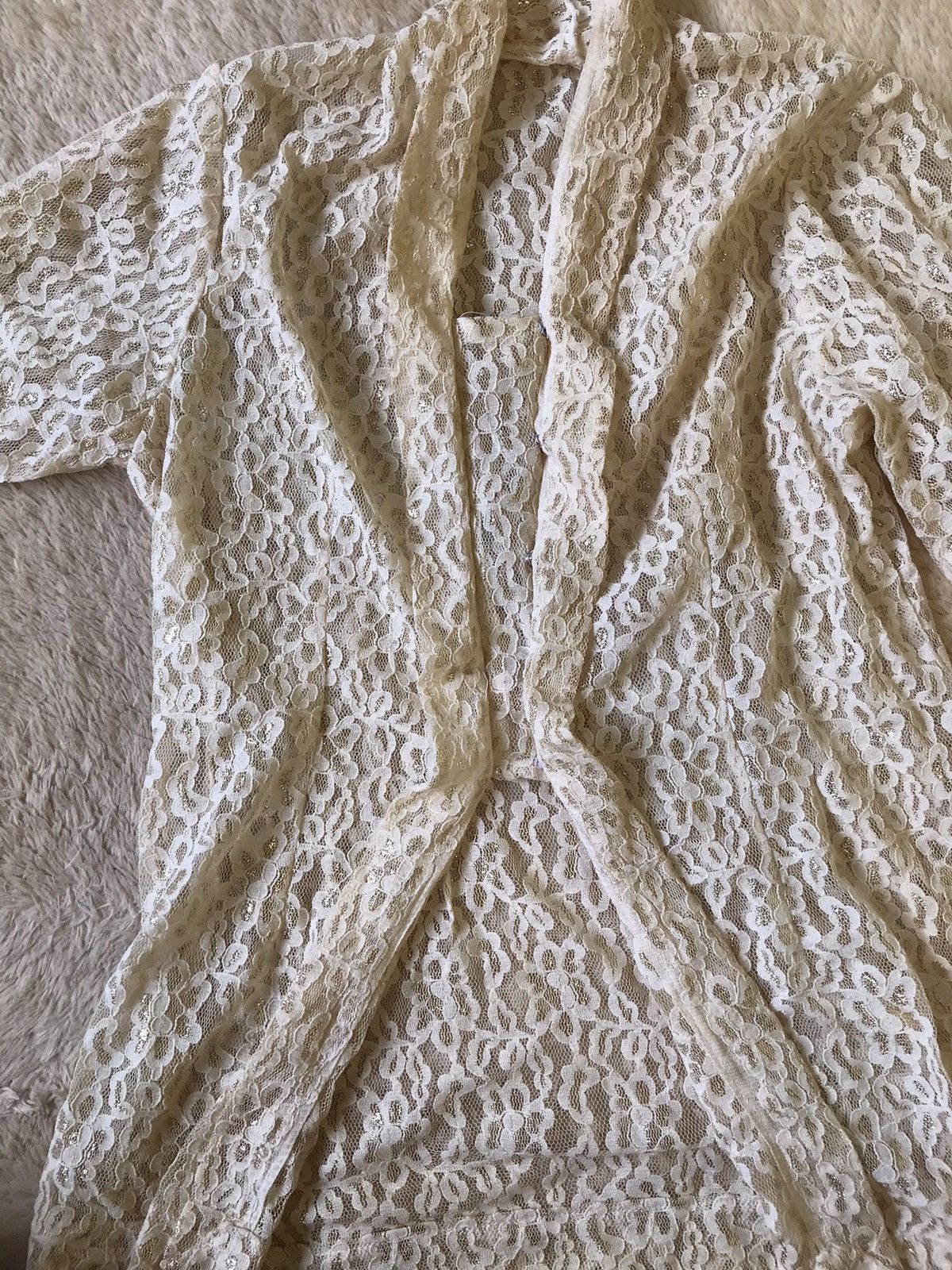 Designer × Japanese Brand × Vintage Vintage Rare Gold Long Sleeve Bodysuit Sexy Size M / US 6-8 / IT 42-44 - 2 Thumbnail