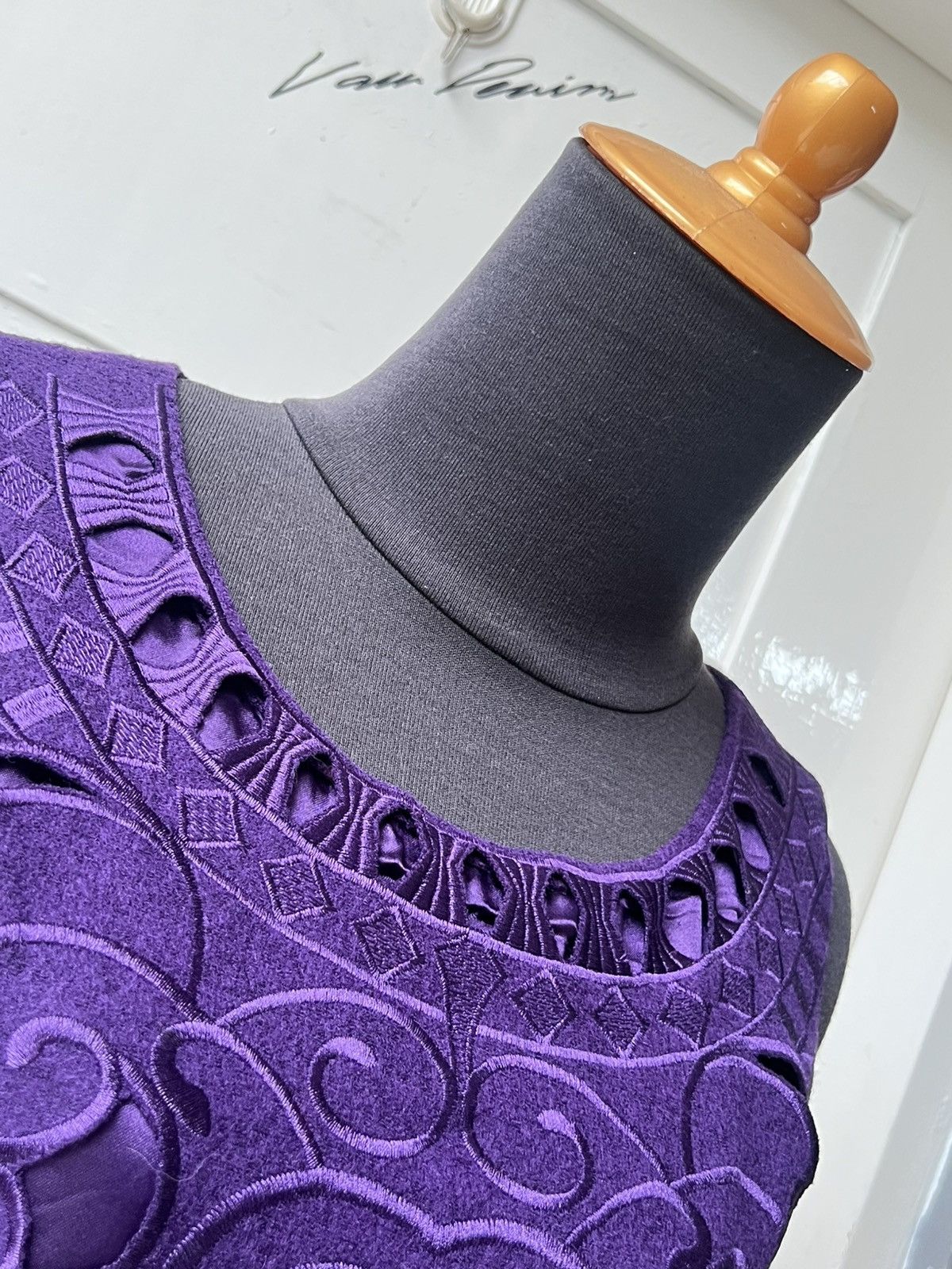 Bcbgmaxazria BCBG MAX AZRIA Purple Mini Dress Size XS / US 0-2 / IT 36-38 - 5 Thumbnail