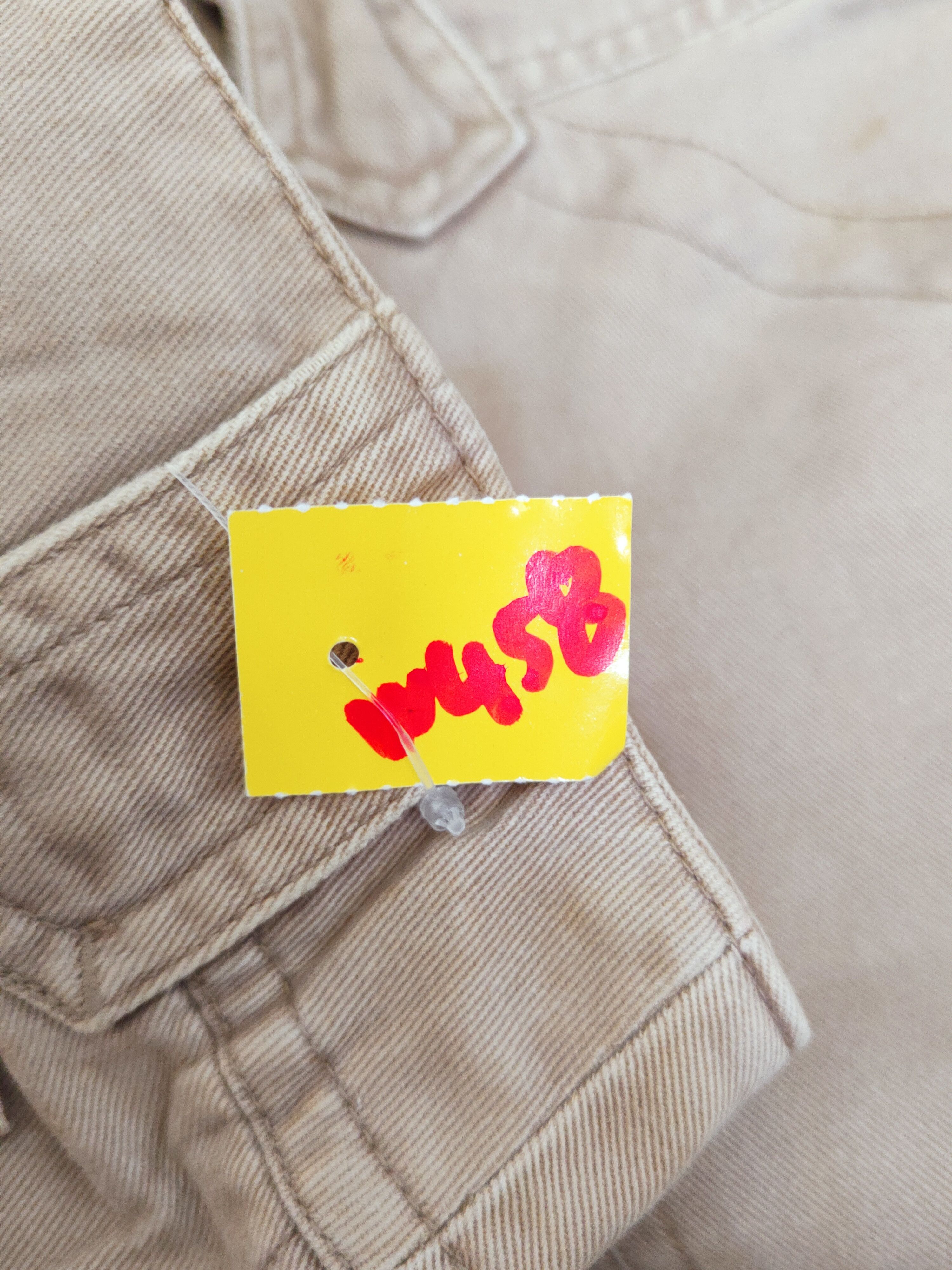 Japanese Brand Rio Sister Division Beige Multipocket Cargo Pants #W458 Size 29" - 16 Thumbnail