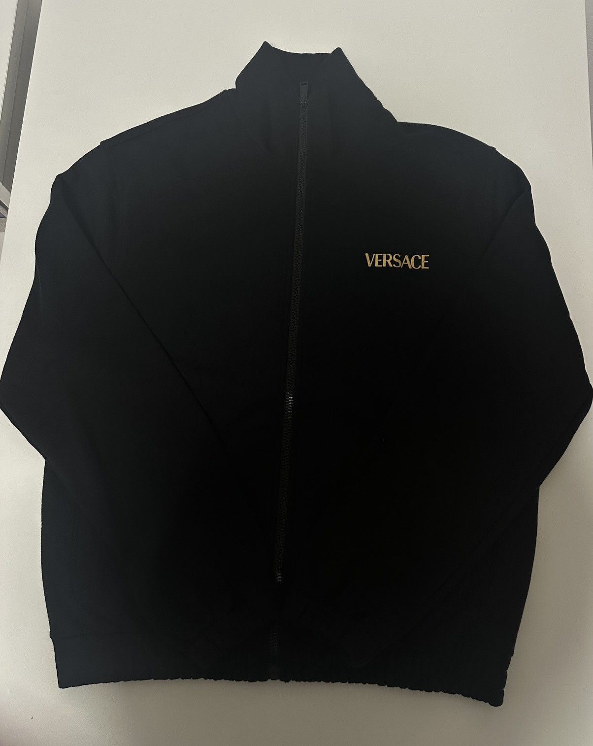 Versace Versace Black Zip Sweatshirt Size US XL / EU 56 / 4 - 1 Thumbnail