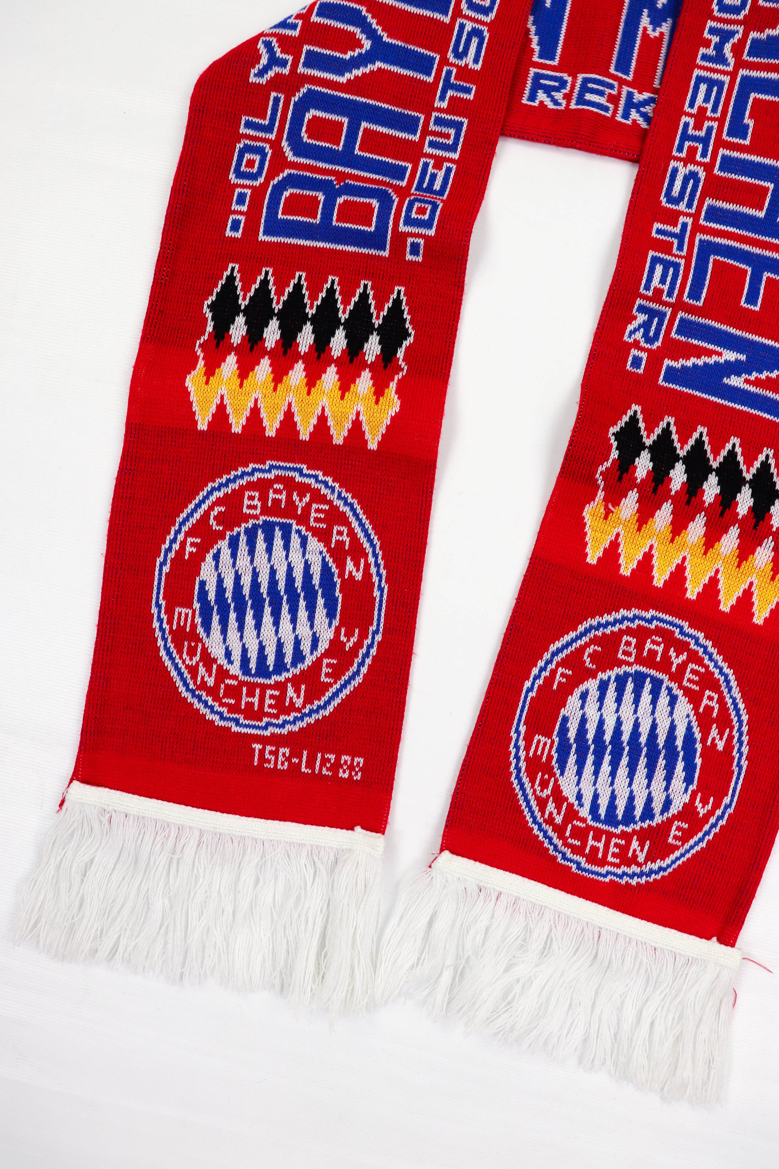 Vintage Bayern Munchen Vintage 90-00s Olympia Stadion Soccer Scarf Size ONE SIZE - 4 Thumbnail