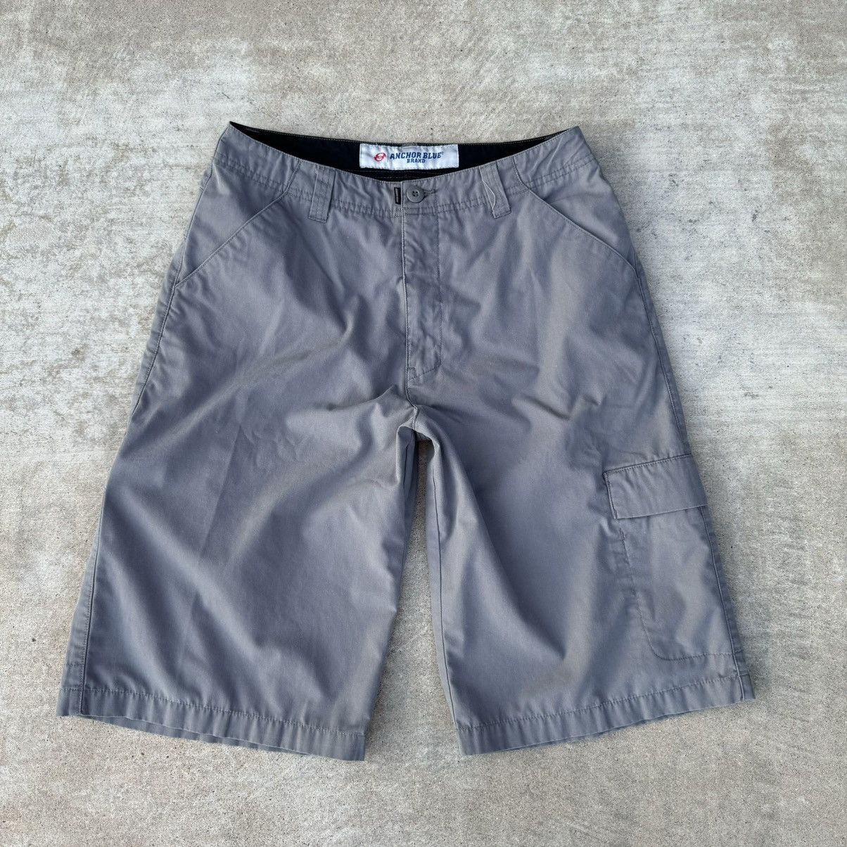 Anchor Blue × Carhartt × JNCO Vintage Y2K Grey Anchor Blue Baggy Skater Cargo Shorts 30 Size US 30 / EU 46 - 1 Thumbnail