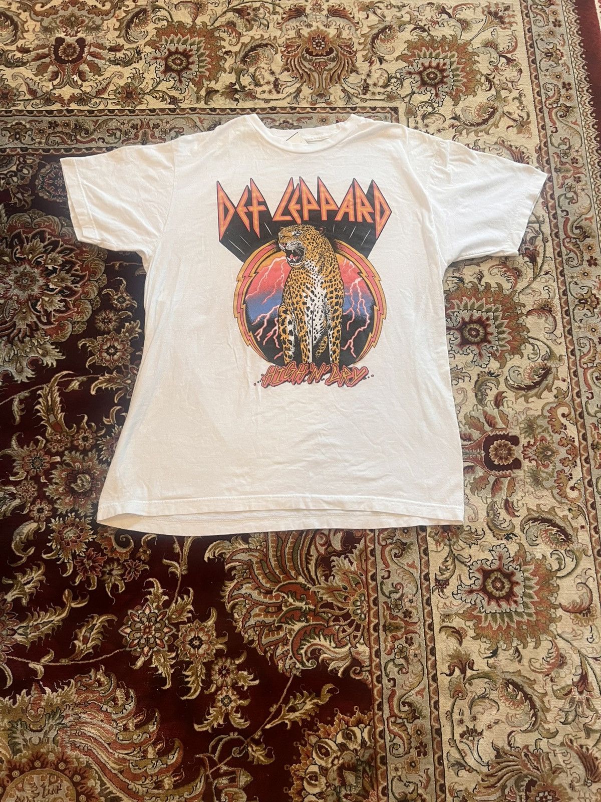 Other Def Leppard High N Dry T-Shirt Men's Sz Large Tee Shirt Size US L / EU 52-54 / 3 - 1 Thumbnail
