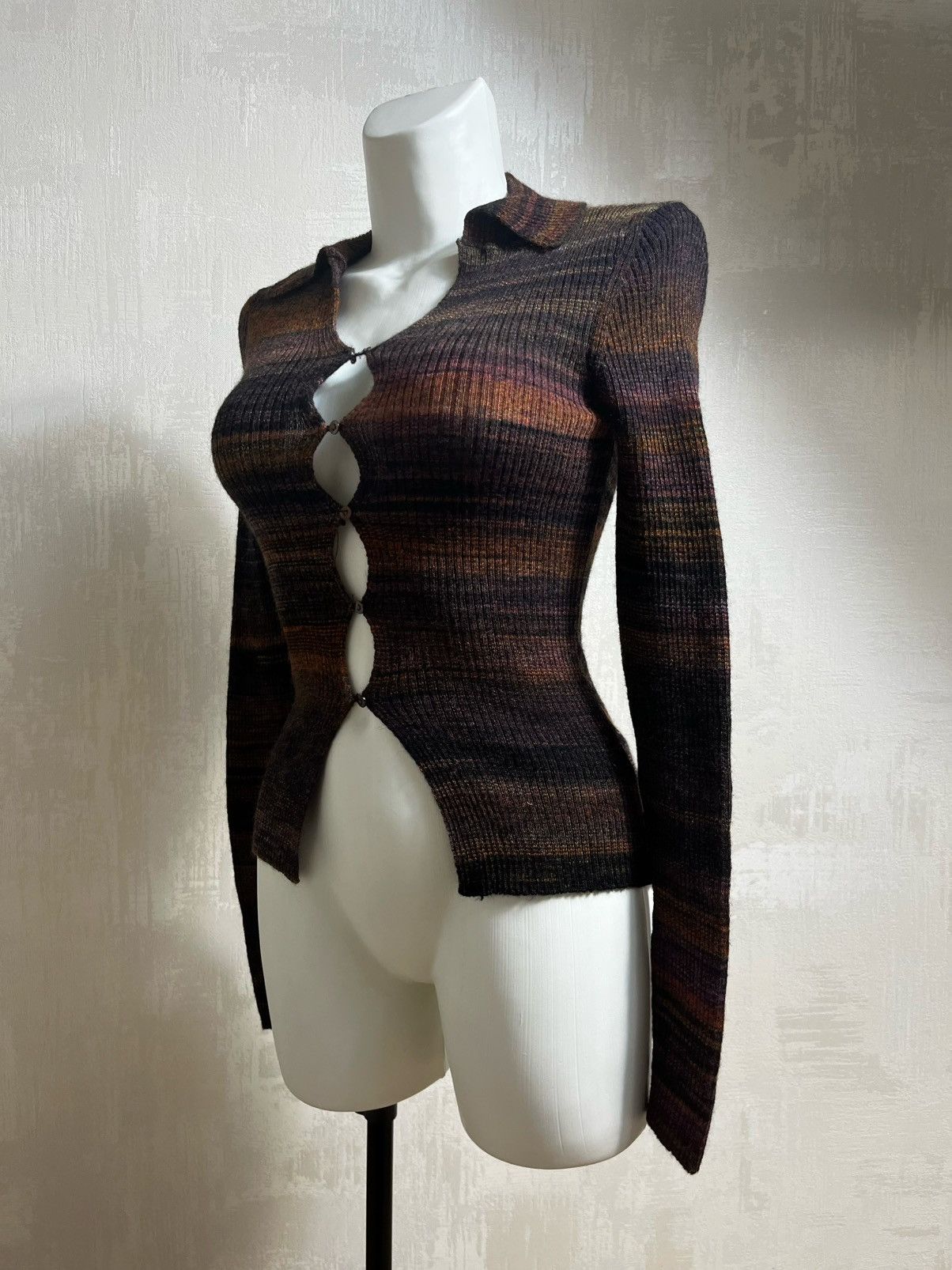 Paloma Wool Paloma Wool Cut-Out Knit Cardigan Size XS / US 0-2 / IT 36-38 - 9 Thumbnail