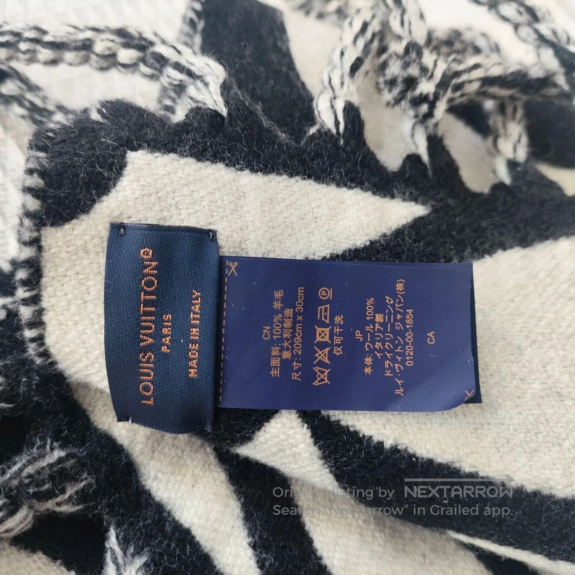 Louis Vuitton Louis Vuitton Monogram Reversible Fringe Scarf. Size ONE SIZE - 2 Thumbnail