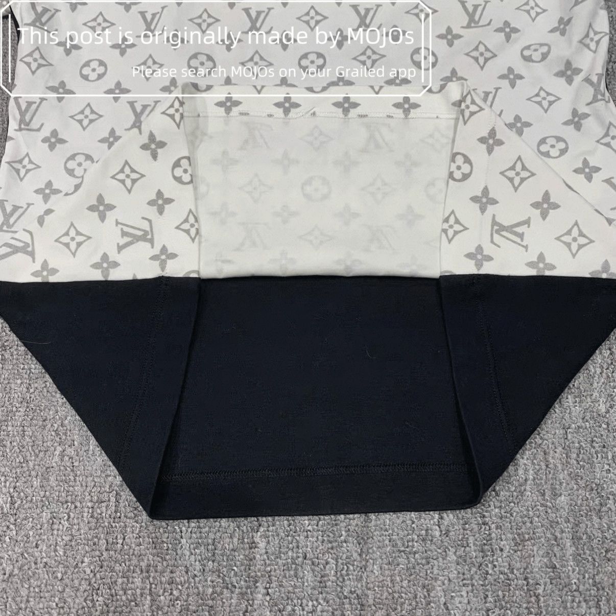 Louis Vuitton Louis Vuitton Monogram Joint Shoulder Stripe Tee mojos1653 Size US S / EU 44-46 / 1 - 6 Thumbnail