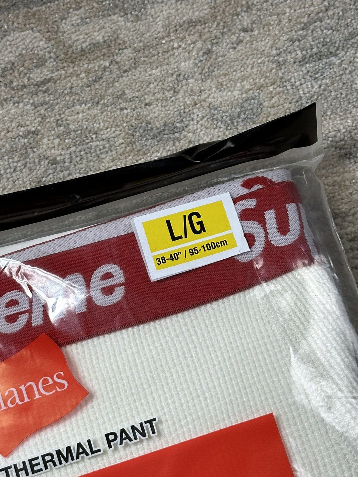 Supreme Supreme Hanes Bones Thermal Pant (1 Pack) - L Size ONE SIZE - 3 Thumbnail