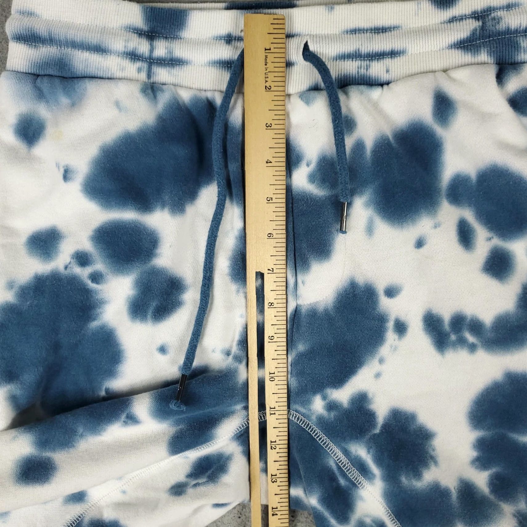 True Religion True Religion Sweatpants Mens Small Blue White Tie Dye Joggers Logo Drawstring Size US 29 - 6 Thumbnail