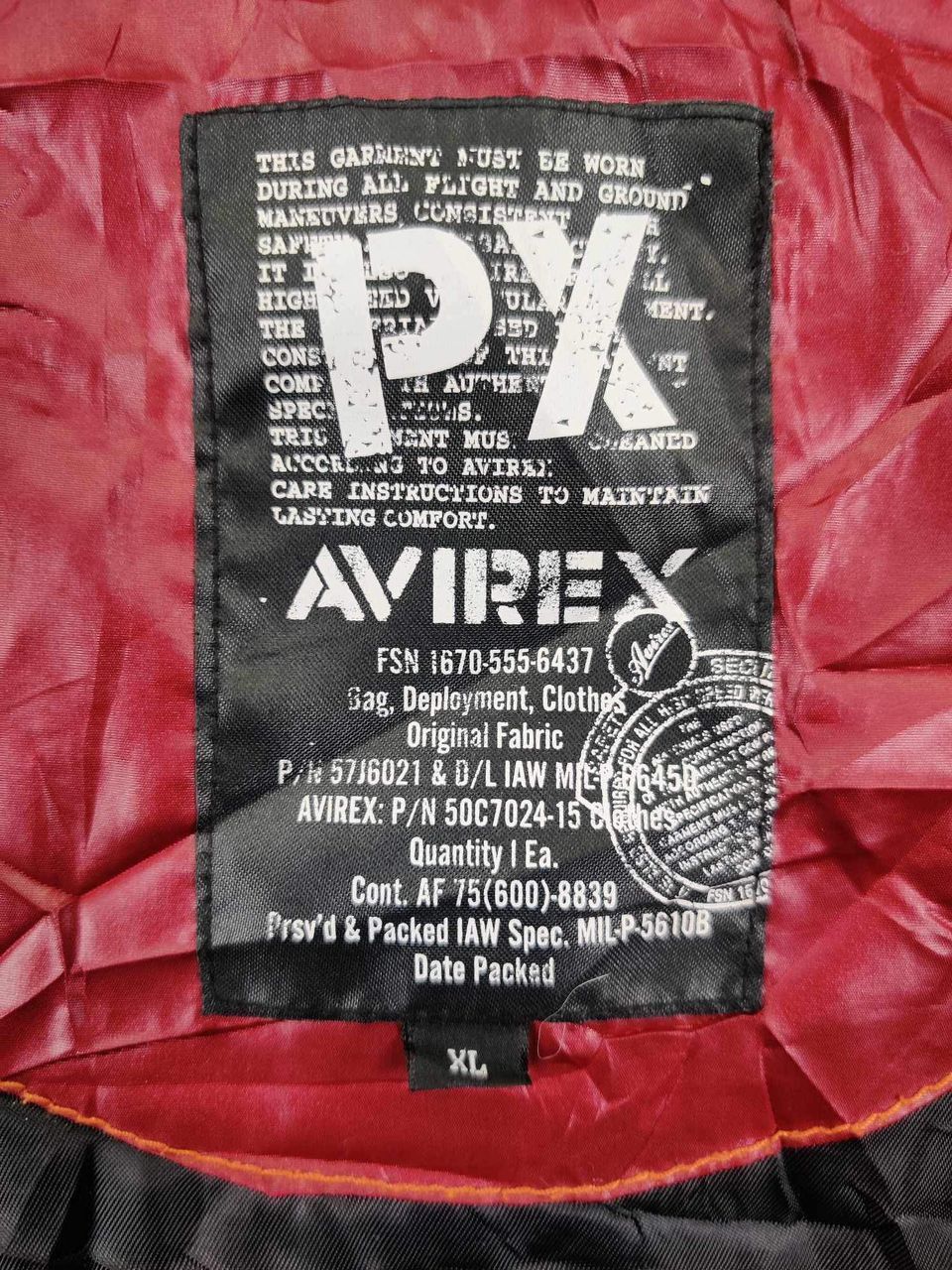 Avirex Vintage Avirex USAF Military Quilted Jacket Size US XL / EU 56 / 4 - 18 Thumbnail