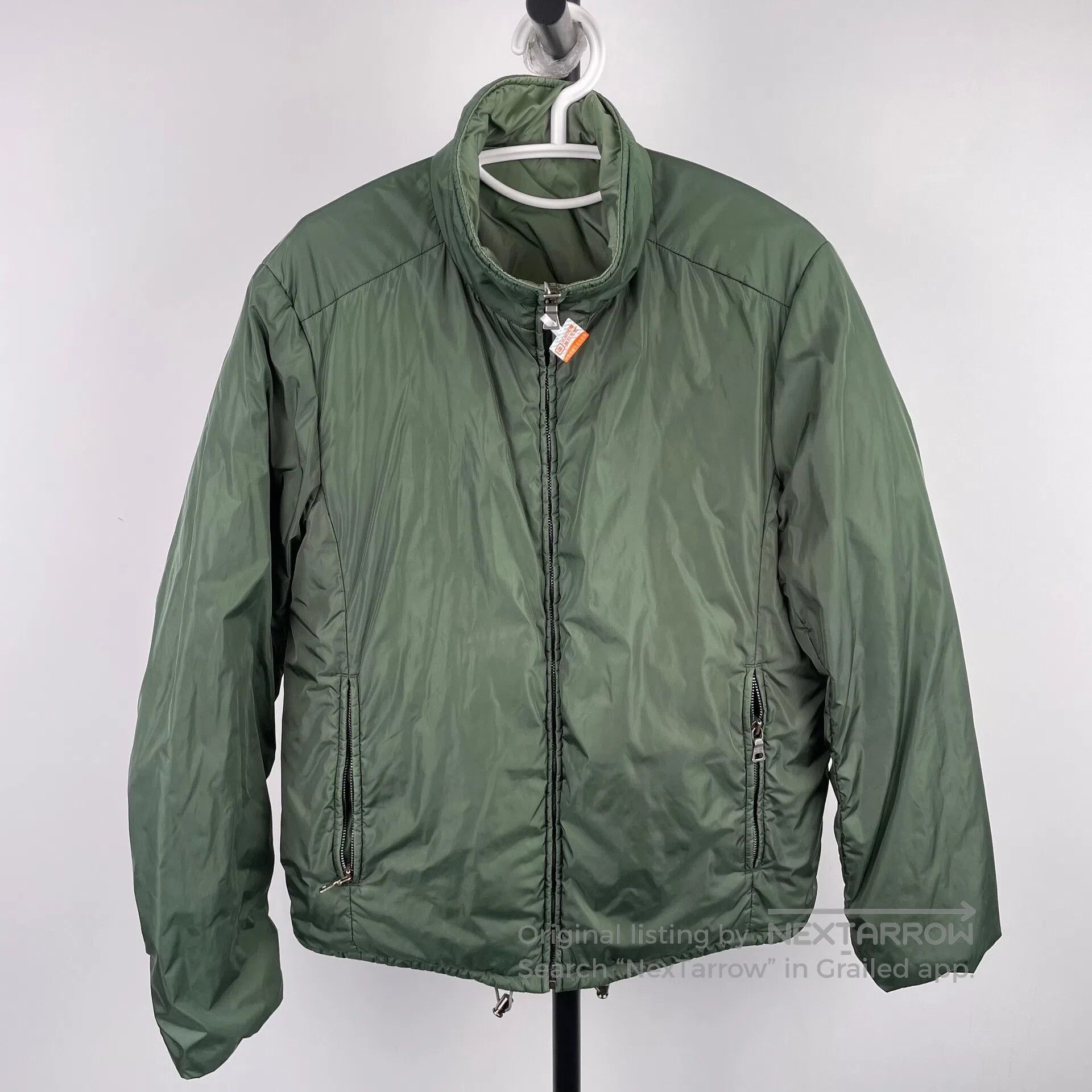 Prada Prada Green men's reversible down and cotton padded coat s Size US S / EU 44-46 / 1 - 1 Thumbnail