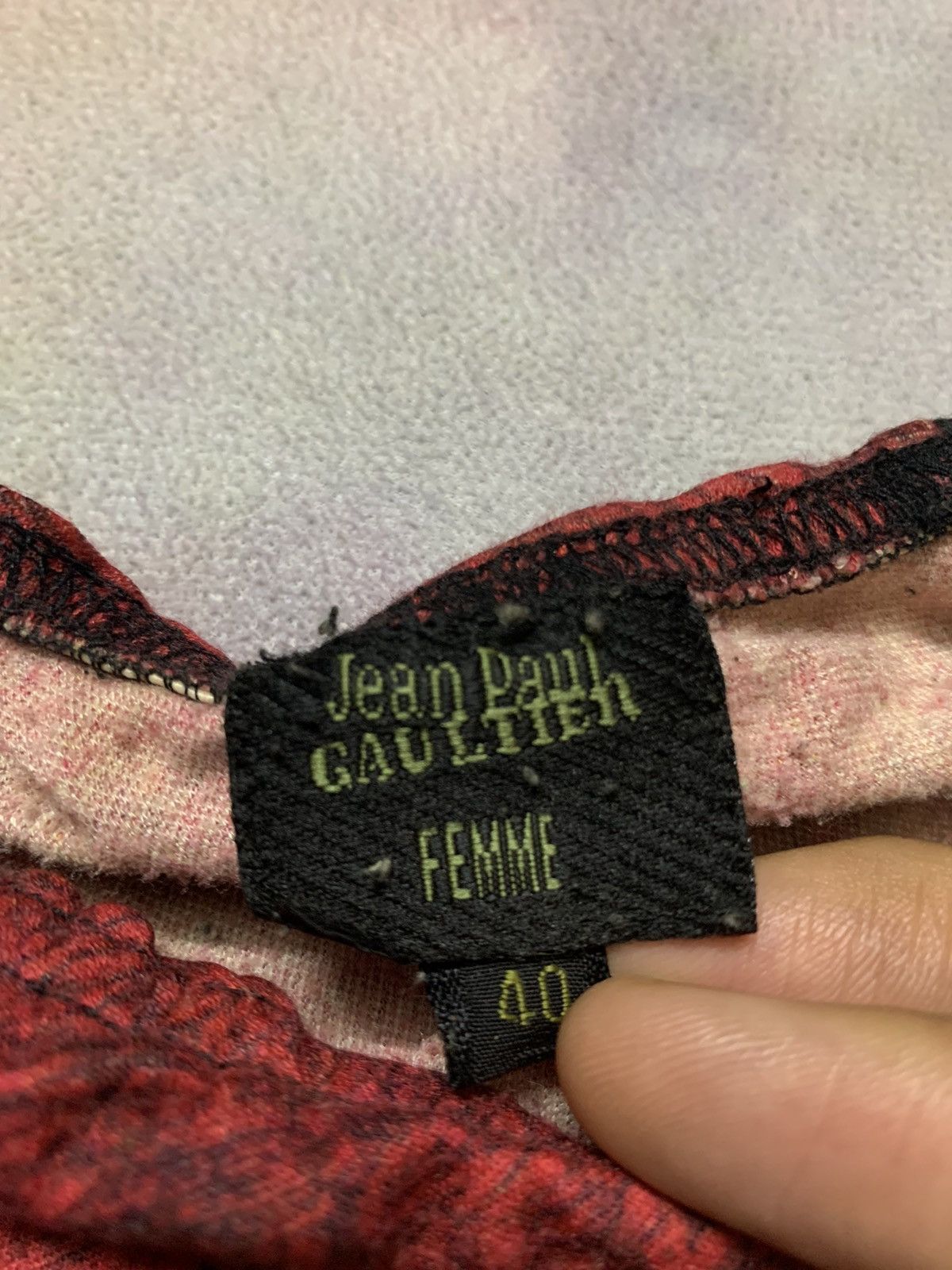 Jean Paul Gaultier Archive Jean Paul Gaultier Femme Maxi Skirt Size 28" / US 6 / IT 42 - 12 Thumbnail