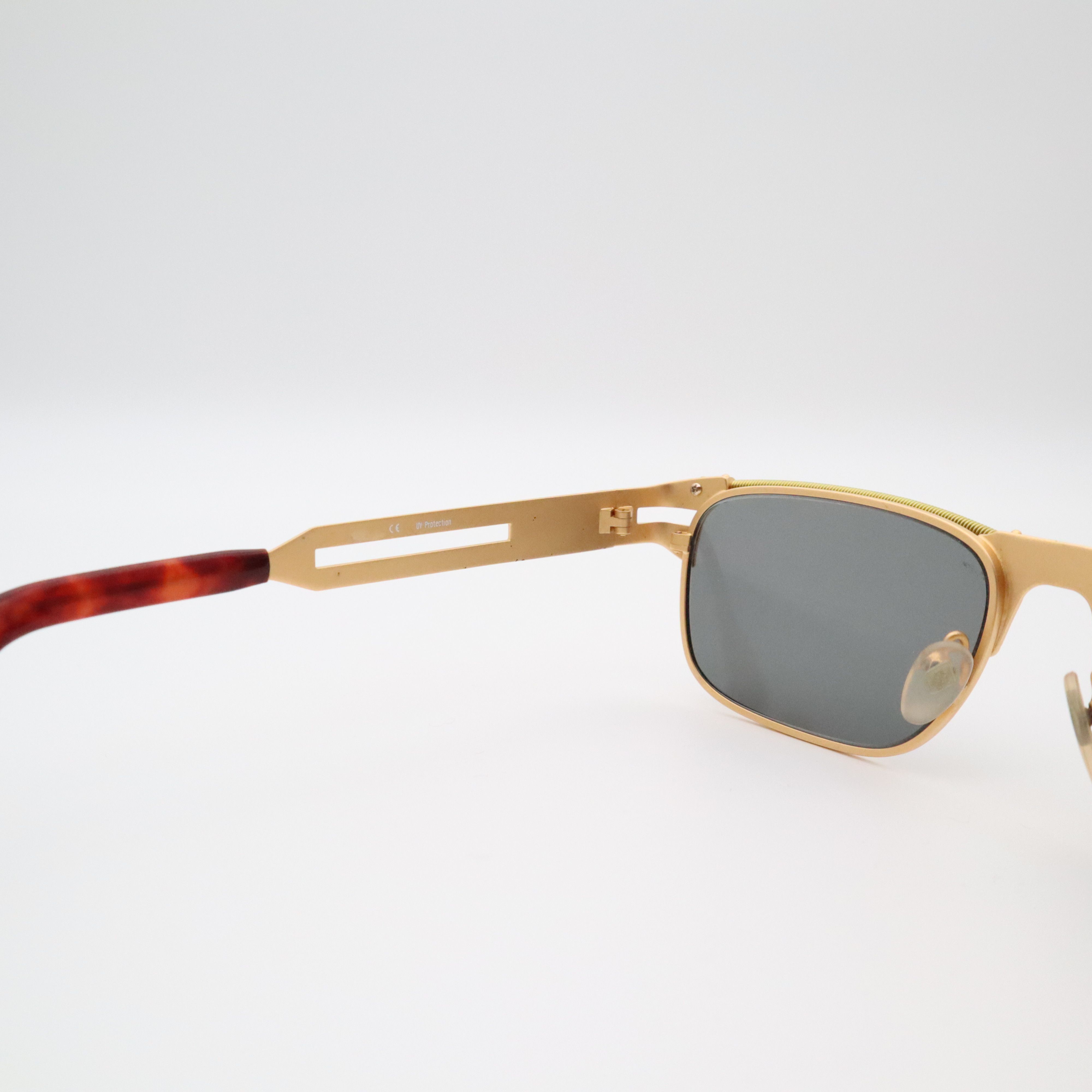 Jean Paul Gaultier × Vintage Vintage Jean Paul Gaultier 56-5109 Sunglasses Steampunk 90s Size ONE SIZE - 5 Thumbnail