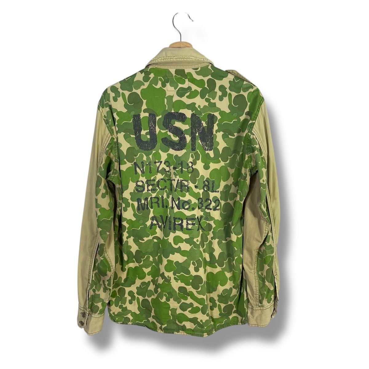 Avirex Rare! USN Avirex Camo Army Shirt Size US L / EU 52-54 / 3 - 1 Thumbnail