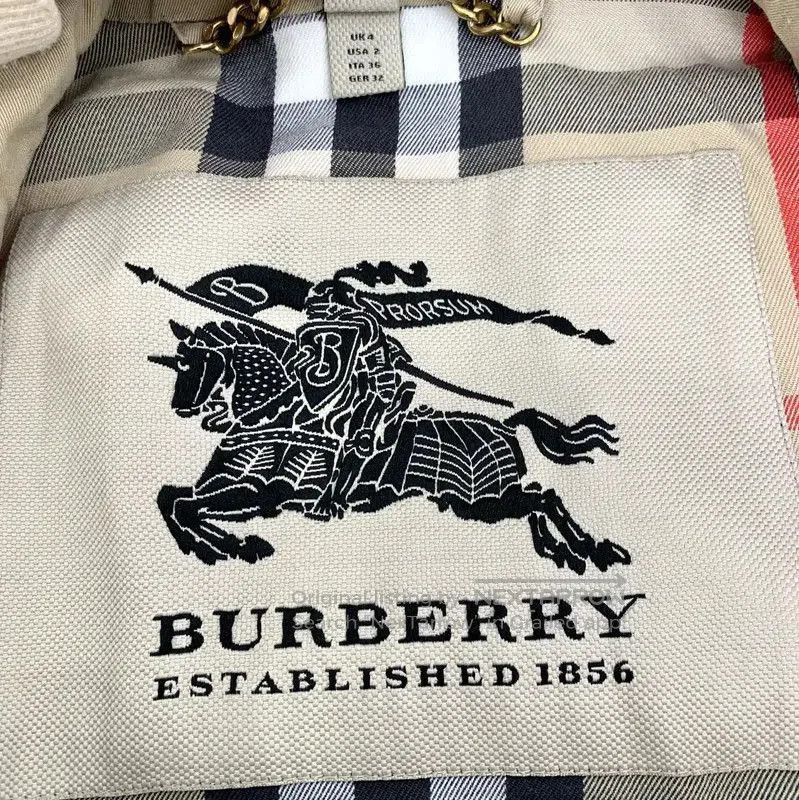 Burberry Burberry Brown Cotton Women's Trench Coat. Size XS / US 0-2 / IT 36-38 - 5 Thumbnail
