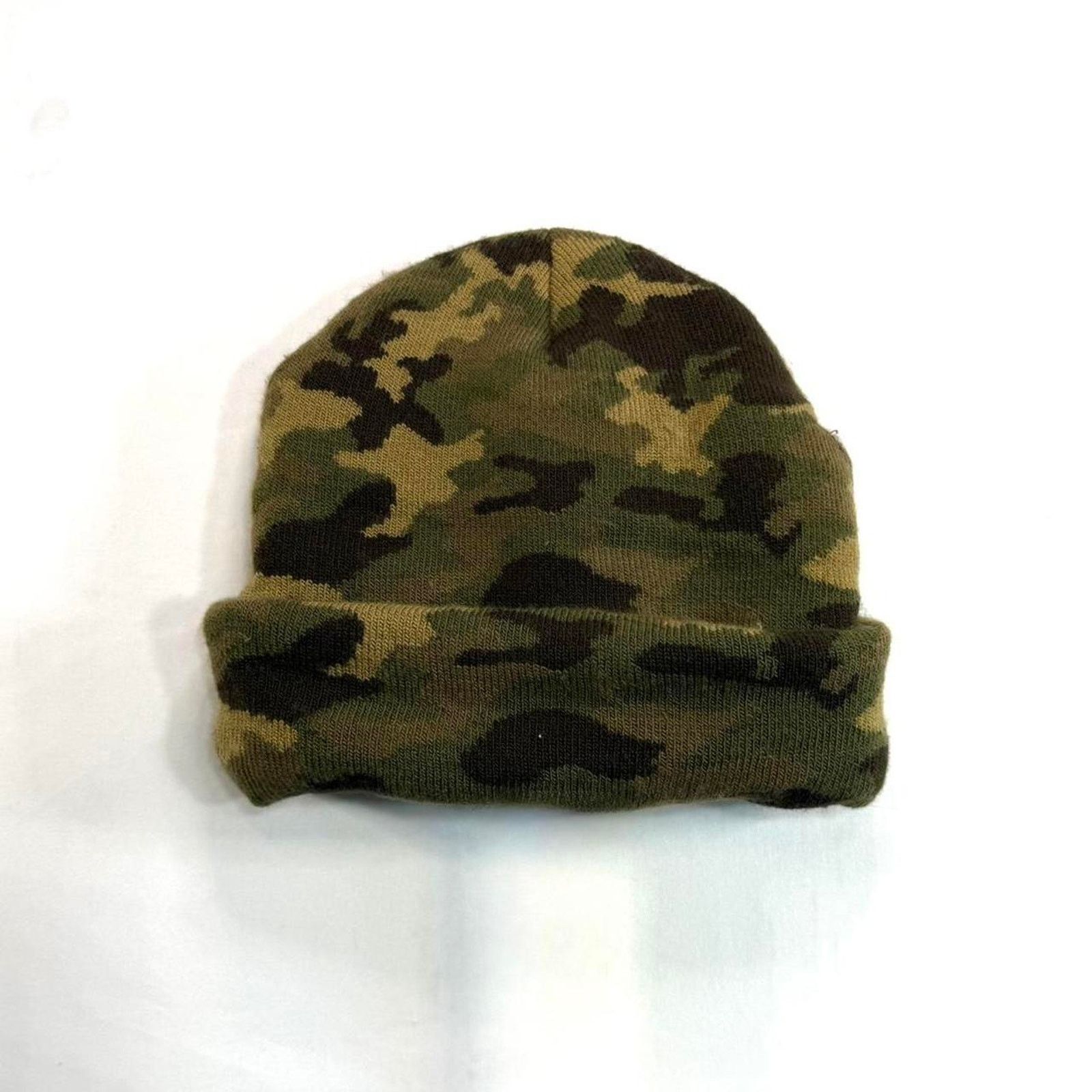 Other Stretchy green camo beanie hat Size ONE SIZE - 1 Preview