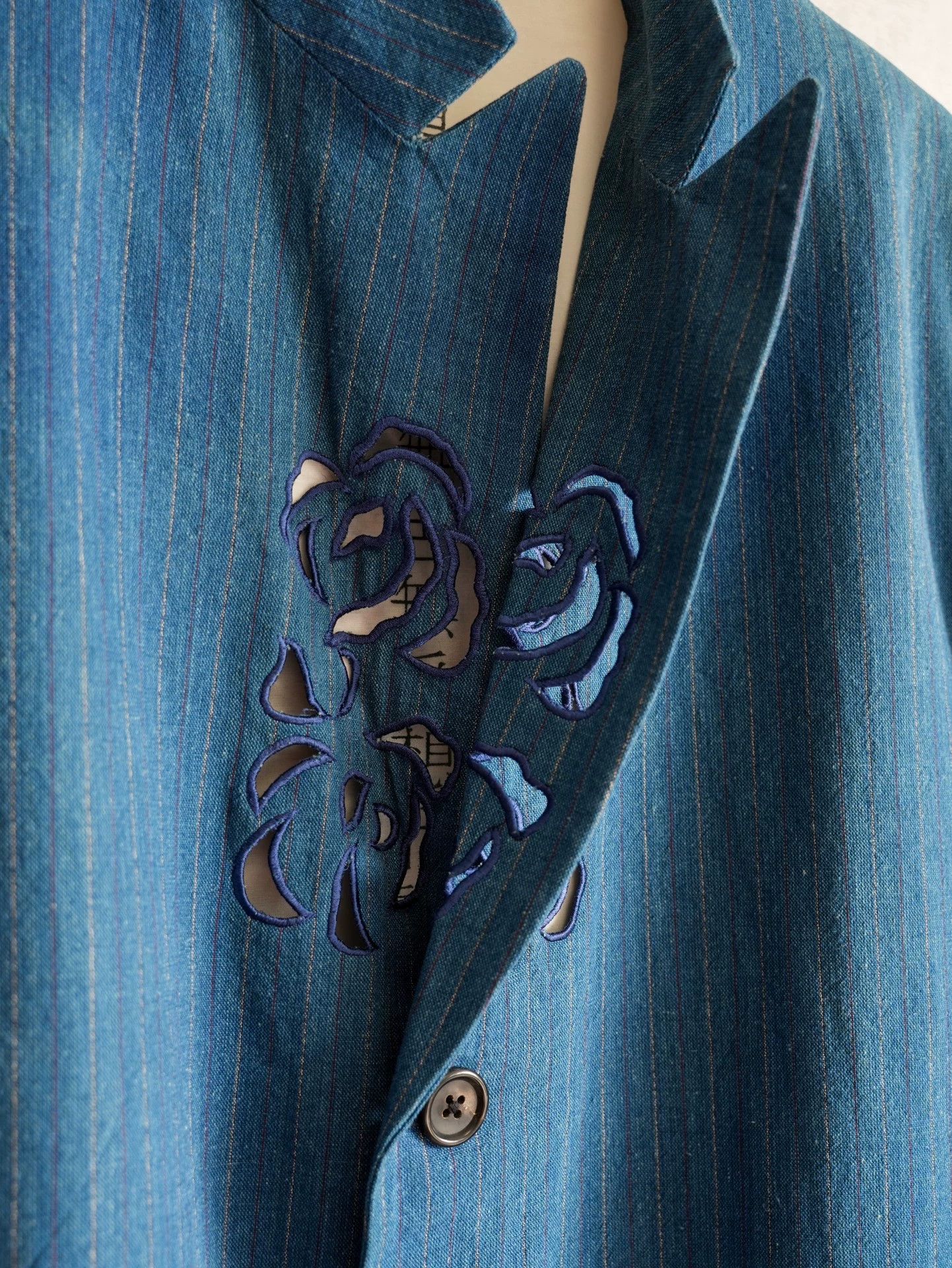 Yohji Yamamoto Yohji Yamamoto 96SS Rose Cutout Colorway M Jacket Size US M / EU 48-50 / 2 - 6 Thumbnail