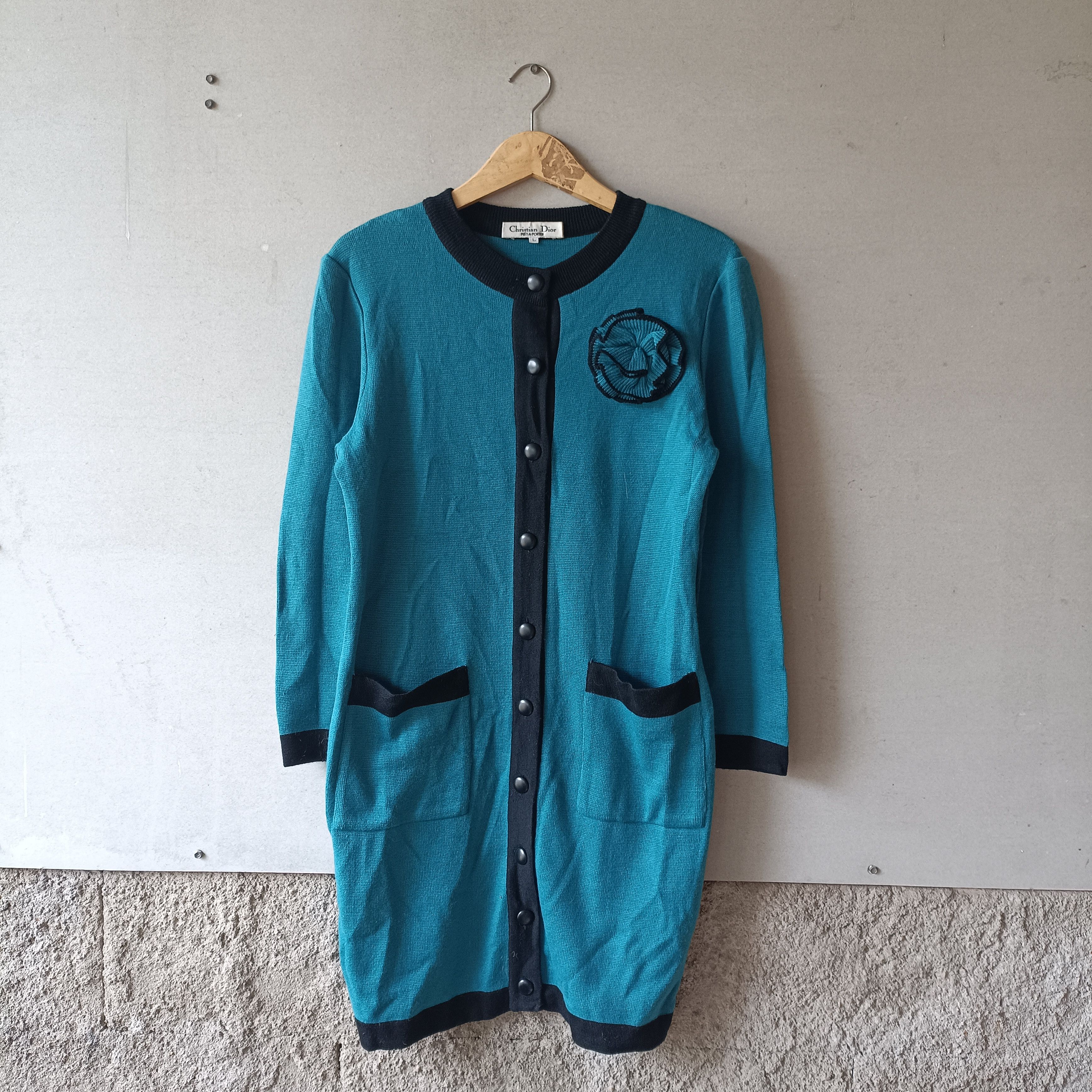 Christian Dior Monsieur 1990 Christian Dior Knitted Cotton Parka Size M / US 6-8 / IT 42-44 - 1 Thumbnail