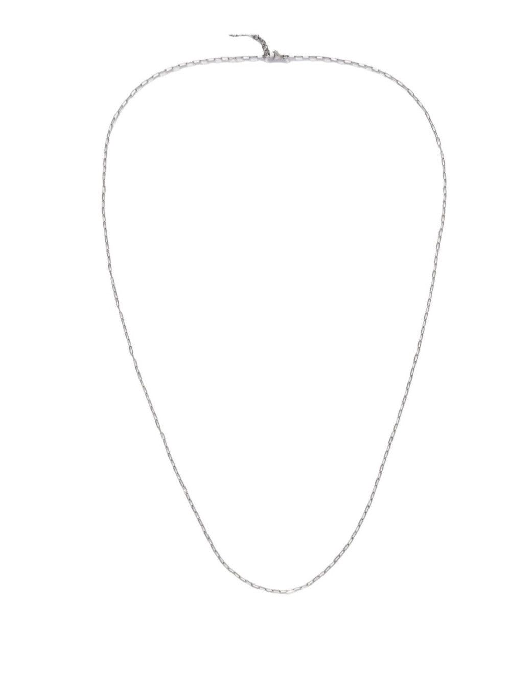 Saint Laurent Paris Saint Laurent Long Chain Necklace Silver NWT Size ONE SIZE - 1 Thumbnail
