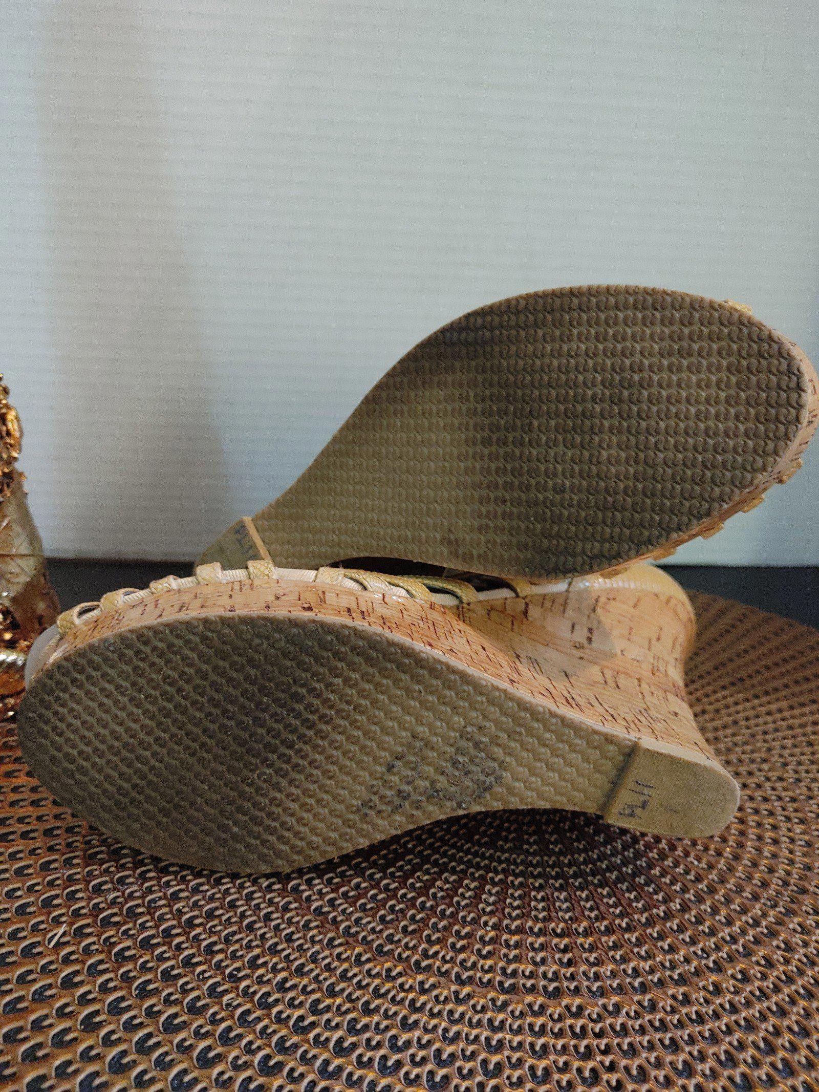Ted Baker Bakers Porscha Strappy Cork Platform Wedge Heels Size 7.5B Size US 7.5 / IT 37.5 - 7 Thumbnail