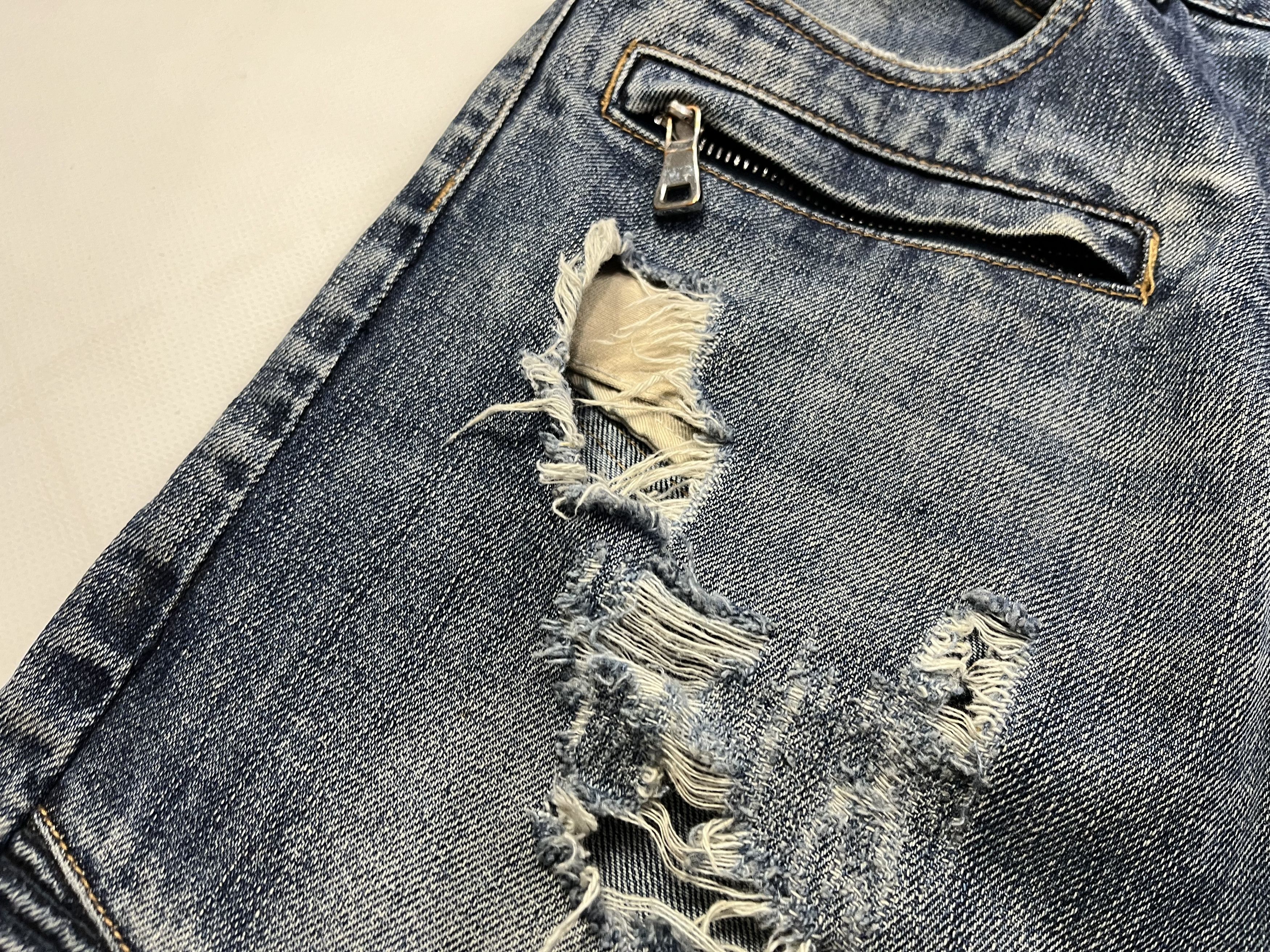 Embellish Embellish biker destroyed jeans Size US 33 - 8 Thumbnail