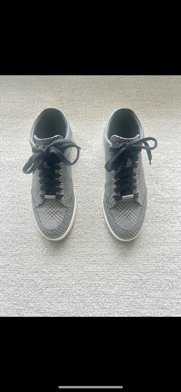 Jimmy Choo Jimmy Choo Glitter Sneakers Woman’s Size 37 1/2 Size US 7.5 / IT 37.5 - 18 Thumbnail