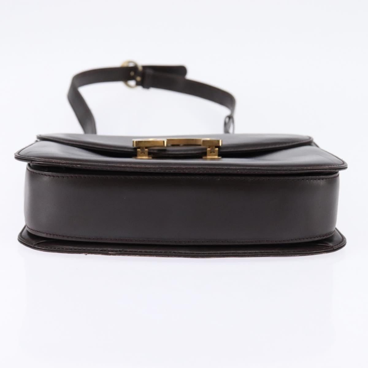 Gucci GUCCI Shoulder Bag Leather Brown Gold Size ONE SIZE - 9 Thumbnail