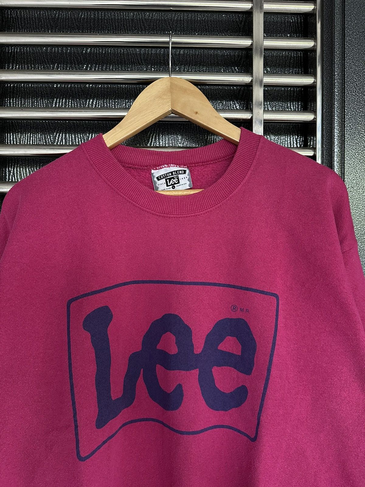 Lee × Vintage Vintage Lee Spellout Sweatshirt Size US L / EU 52-54 / 3 - 2 Thumbnail