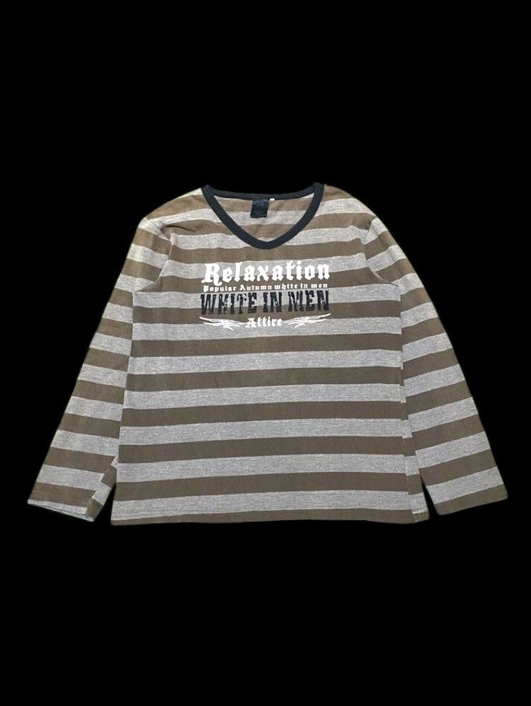 If Six Was Nine × Japanese Brand × Le Grande Bleu (L.G.B.) Longsleeve ~ Conzo Relife Stripe UK IfSixWasNine Style Size US M / EU 48-50 / 2 - 1 Thumbnail