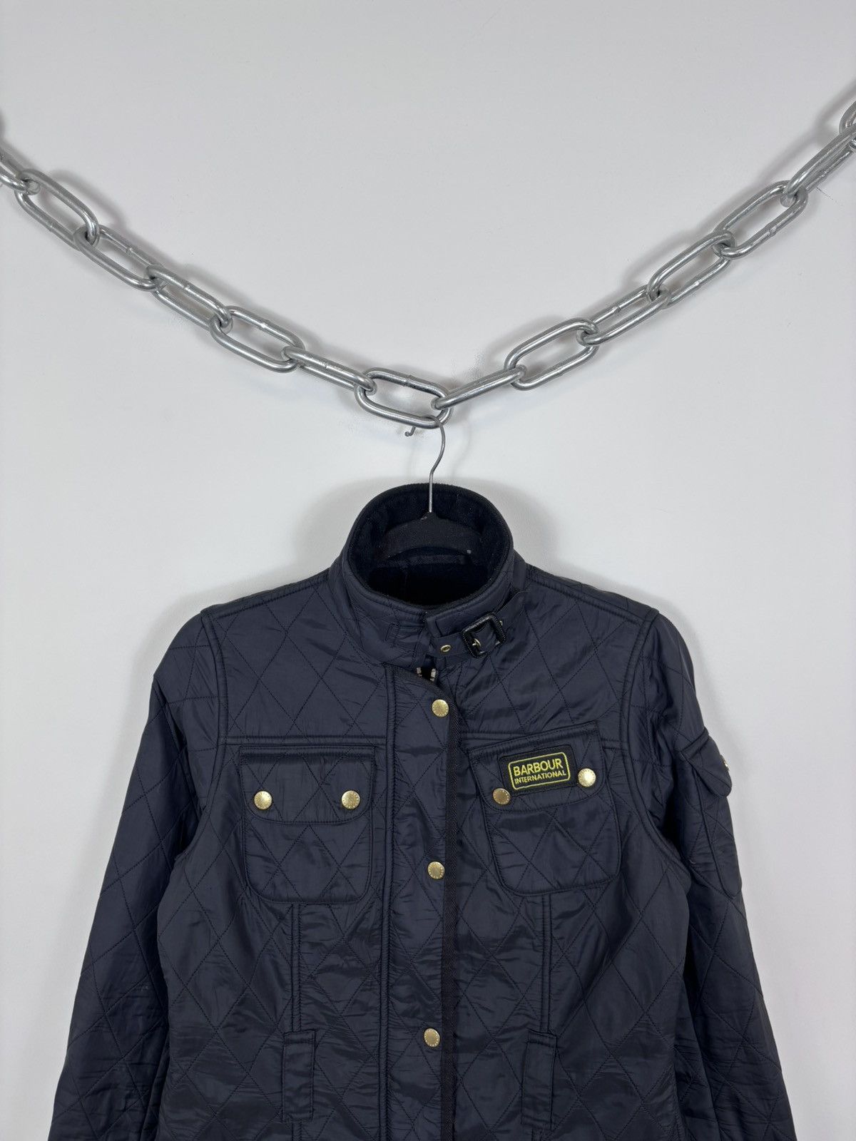 Barbour Barbour International Women’s Polarquilt Jacket Quilted Coat Size M / US 6-8 / IT 42-44 - 4 Thumbnail