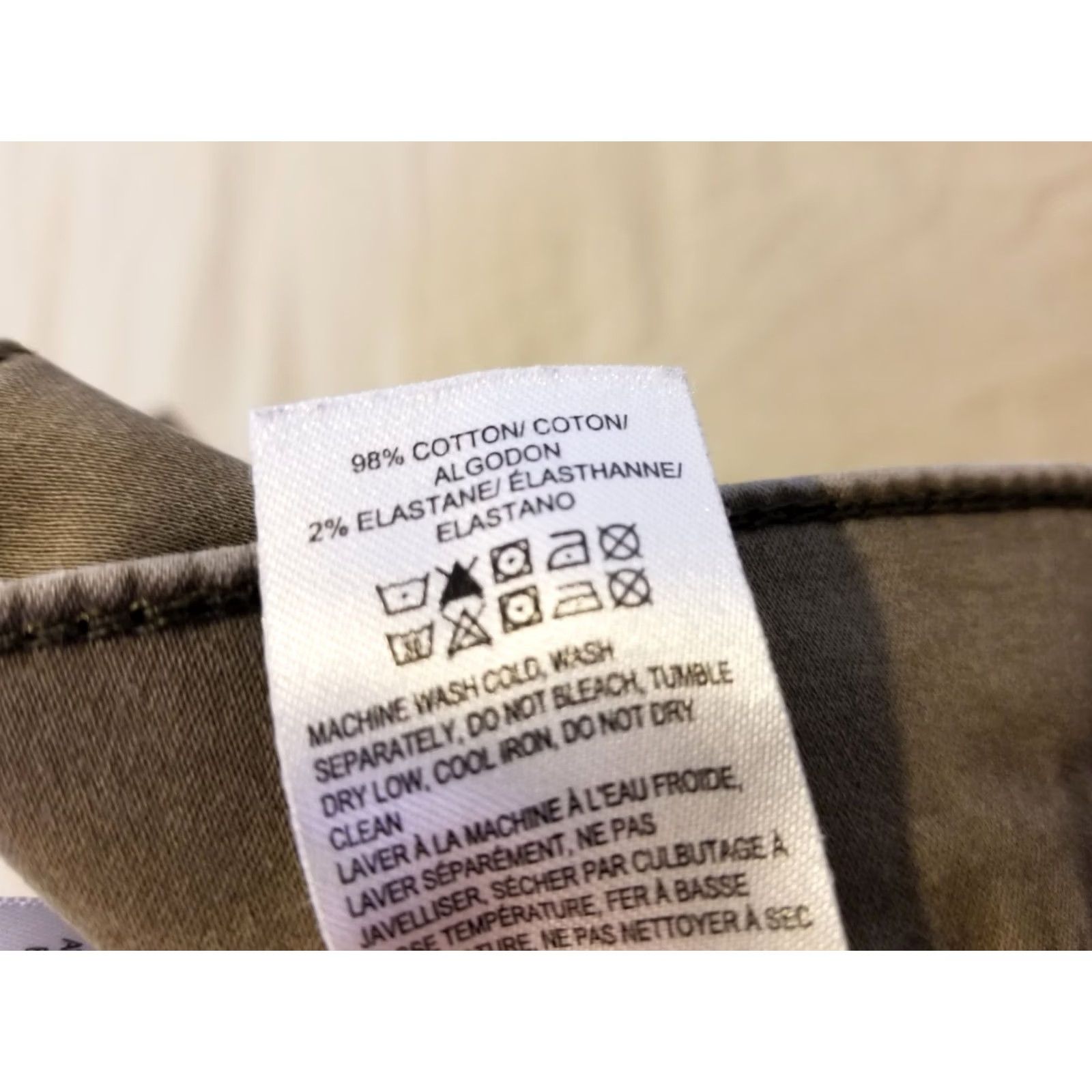 Lucky Brand Lucky Brand Jeans 34x32 Slim Straight Denim 5-Pocket Men Beige Khaki Pants Vintage No Size US 34 / EU 50 - 7 Thumbnail