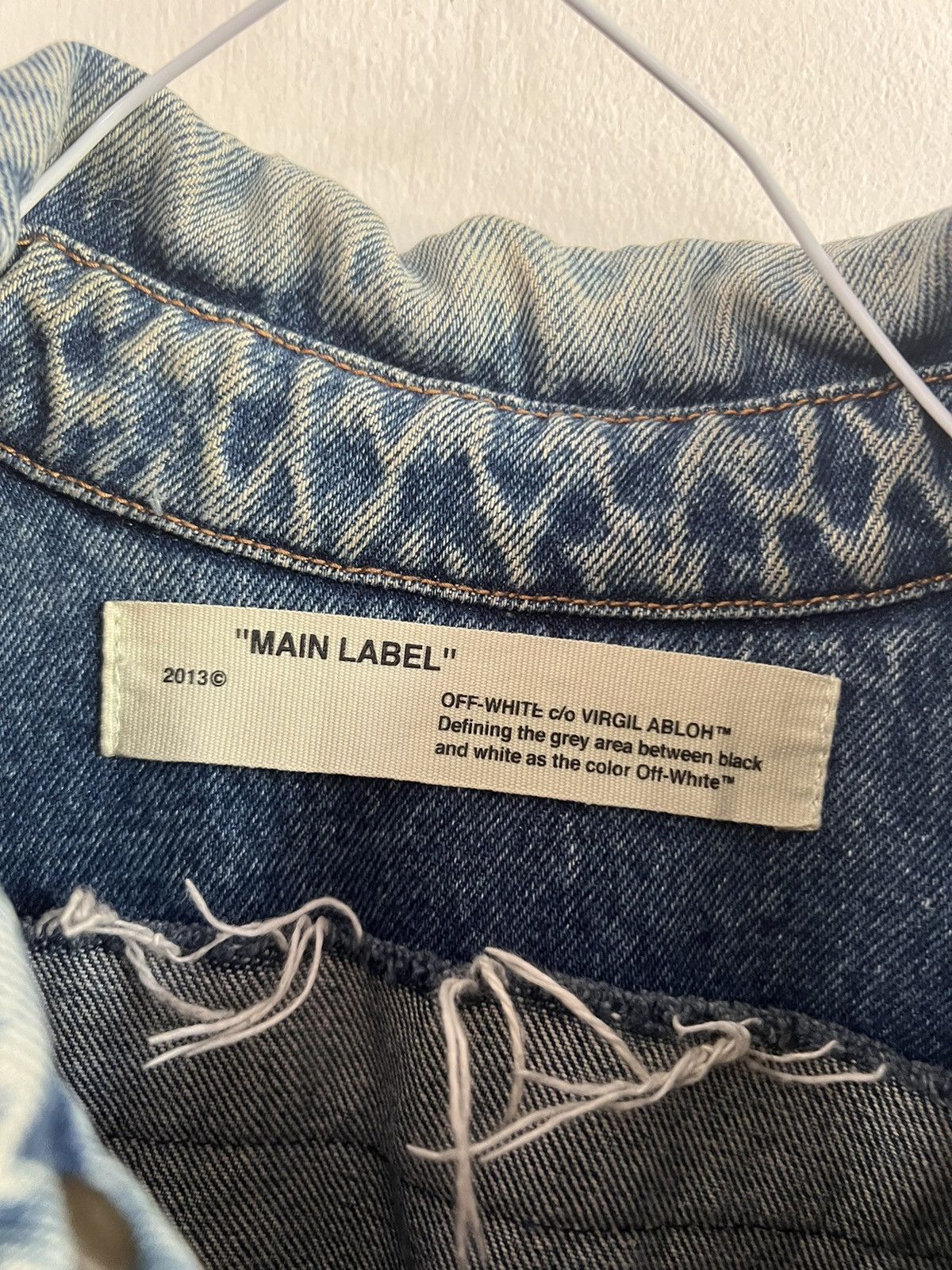 Off-White Off white Temperature Denim Jacket Size US M / EU 48-50 / 2 - 13 Thumbnail