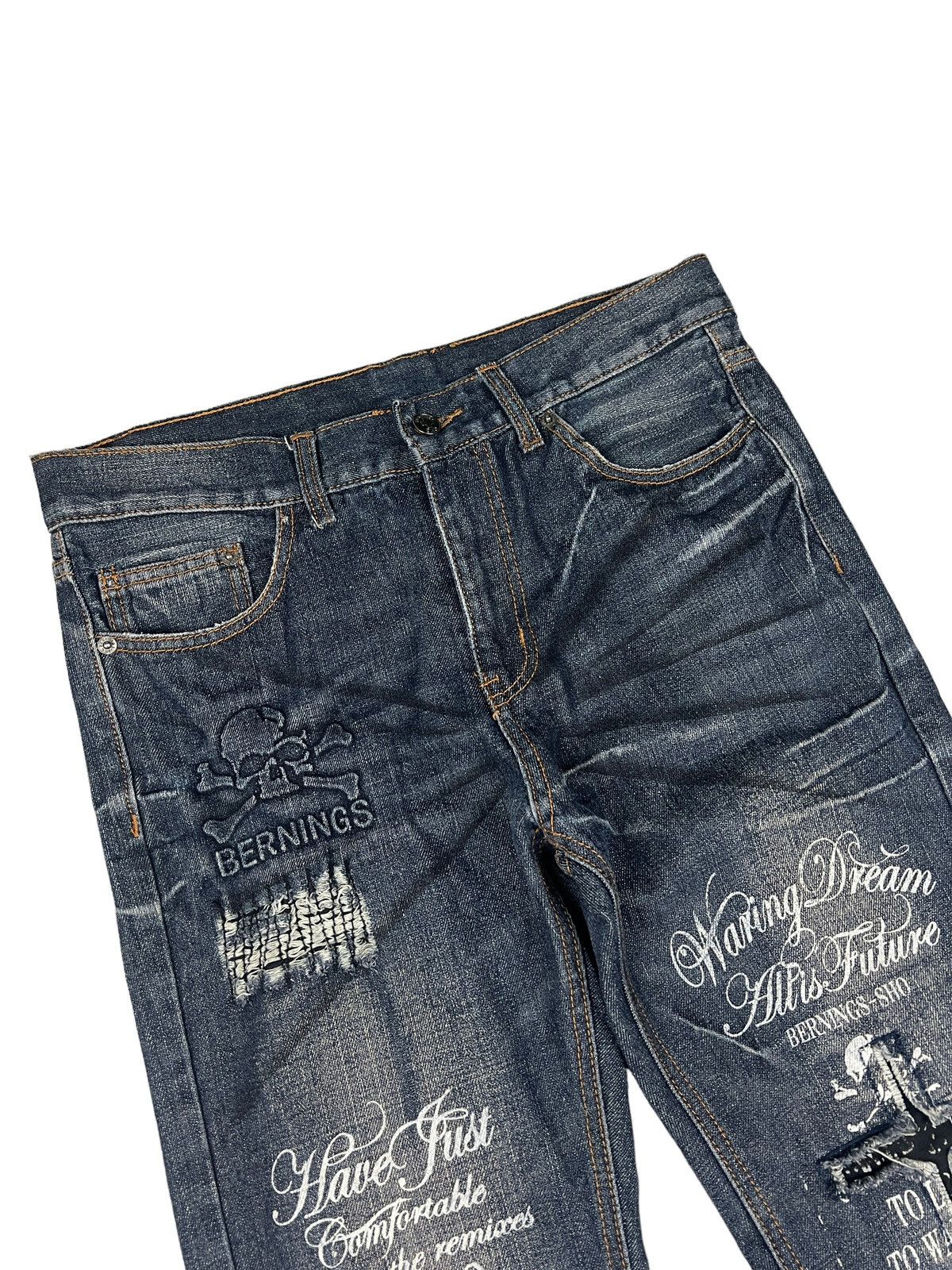 BERNINGS SHO Bernings Sho Poem Denim Size US 33 - 4 Thumbnail