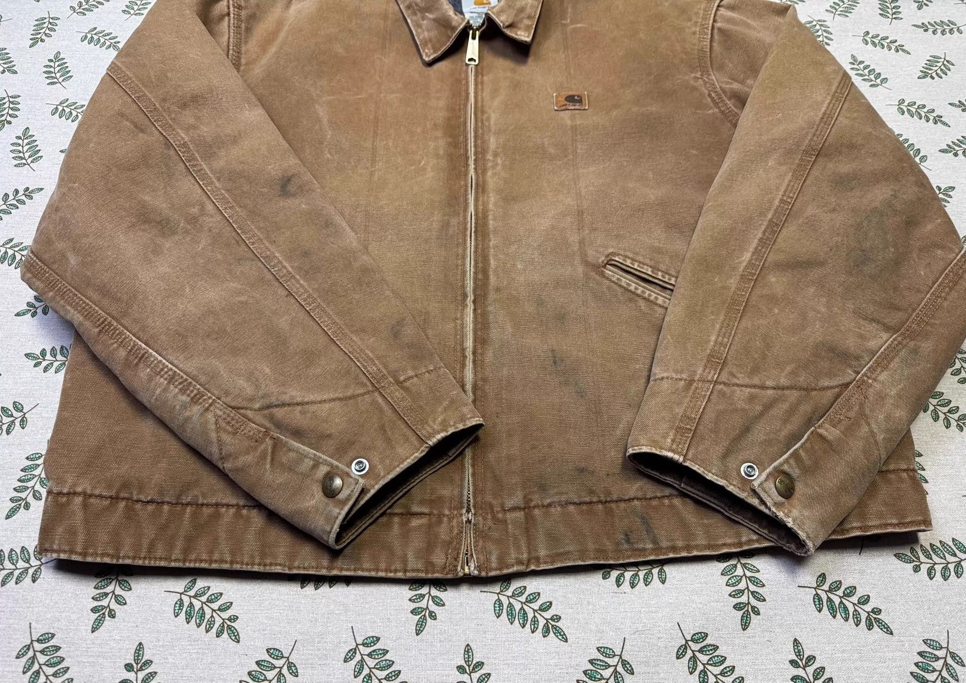Carhartt Vintage Carhartt J146 Detroit Jacket Brown XL Size US XL / EU 56 / 4 - 3 Thumbnail